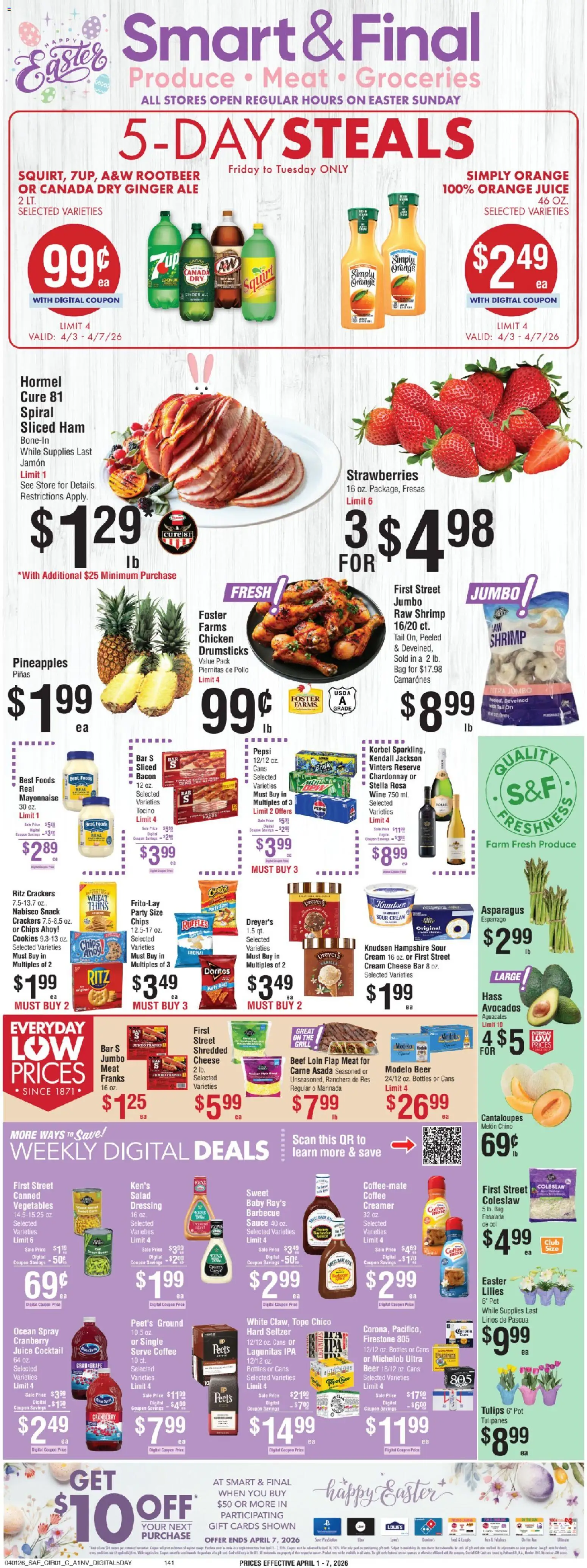 Smart & Final Weekly Ad - valid from 03.04.2026 | Page: 1