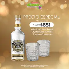 Vista previa de Bodegas Alianza catálogo Whisky Chivas Regal Crystal Gold, nuevo folleto de la tienda, válido en México a partir del 18.12.2025