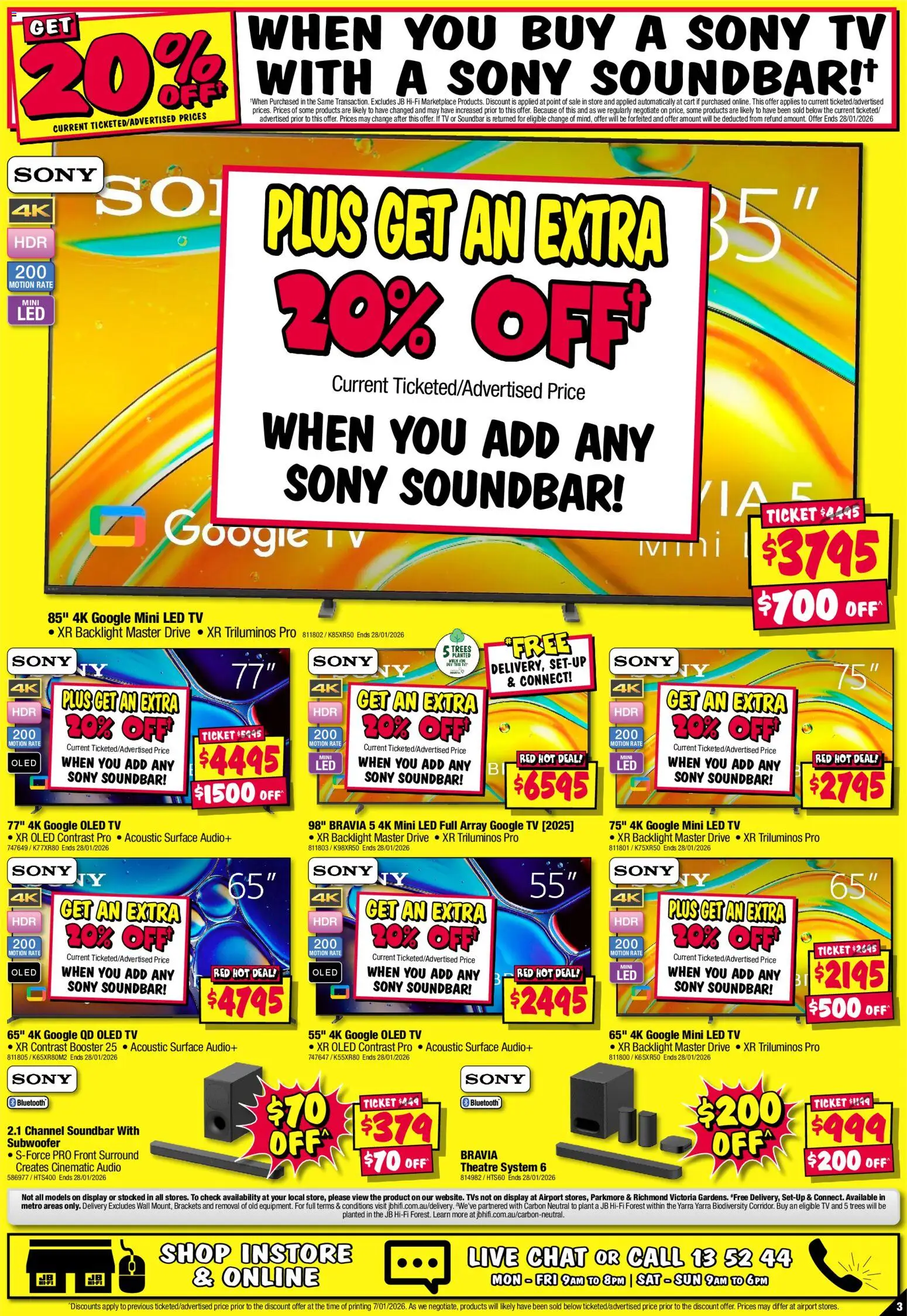 JB Hi-Fi catalogue - valid from 15.01.2026 | Page: 3 | Products: Plant, Cart, Tv, Audio