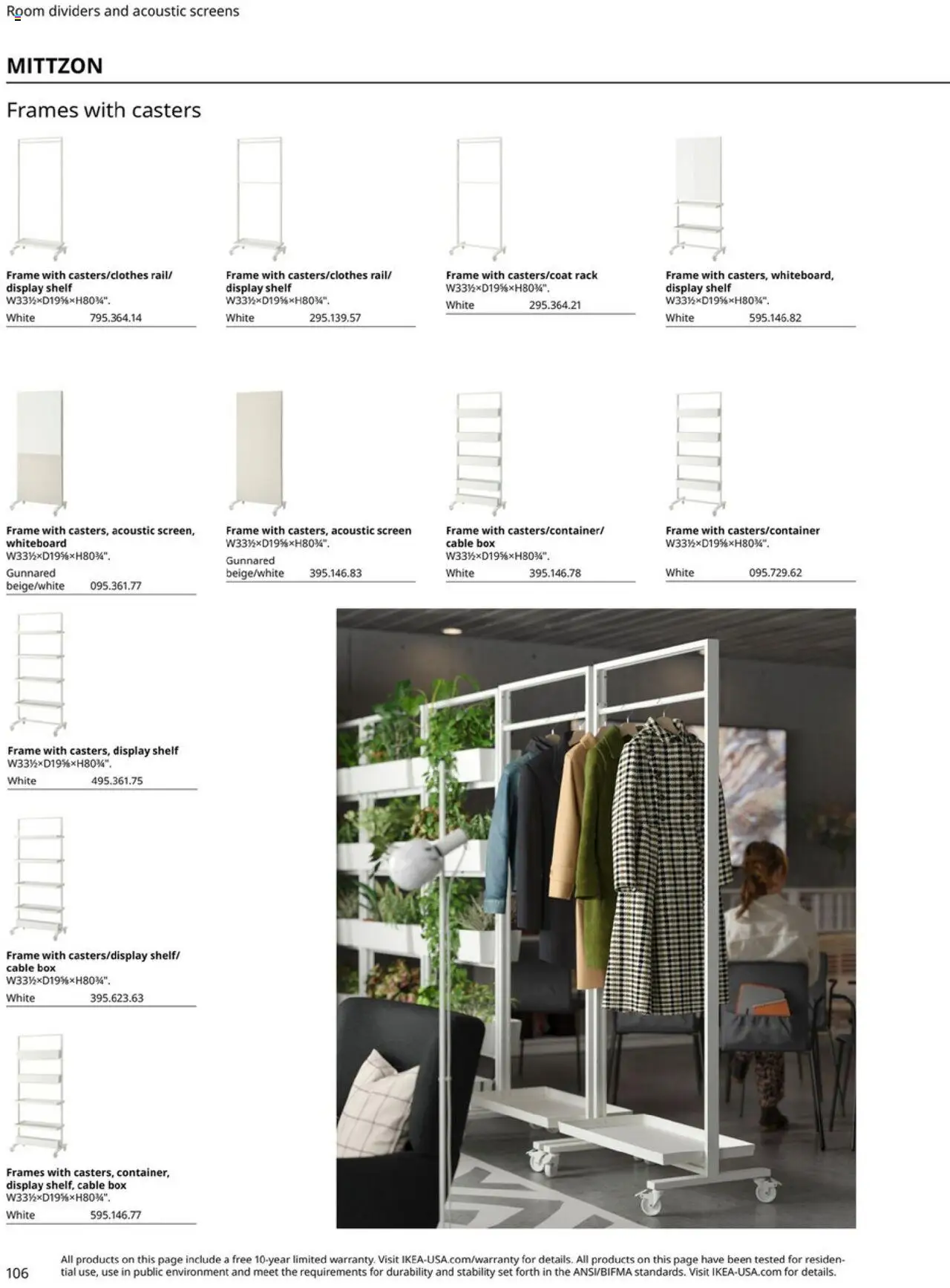 IKEA Office Brochure 2025 - valid from 01.03.2025 | Page: 106 | Products: Shelf, Box, Cable