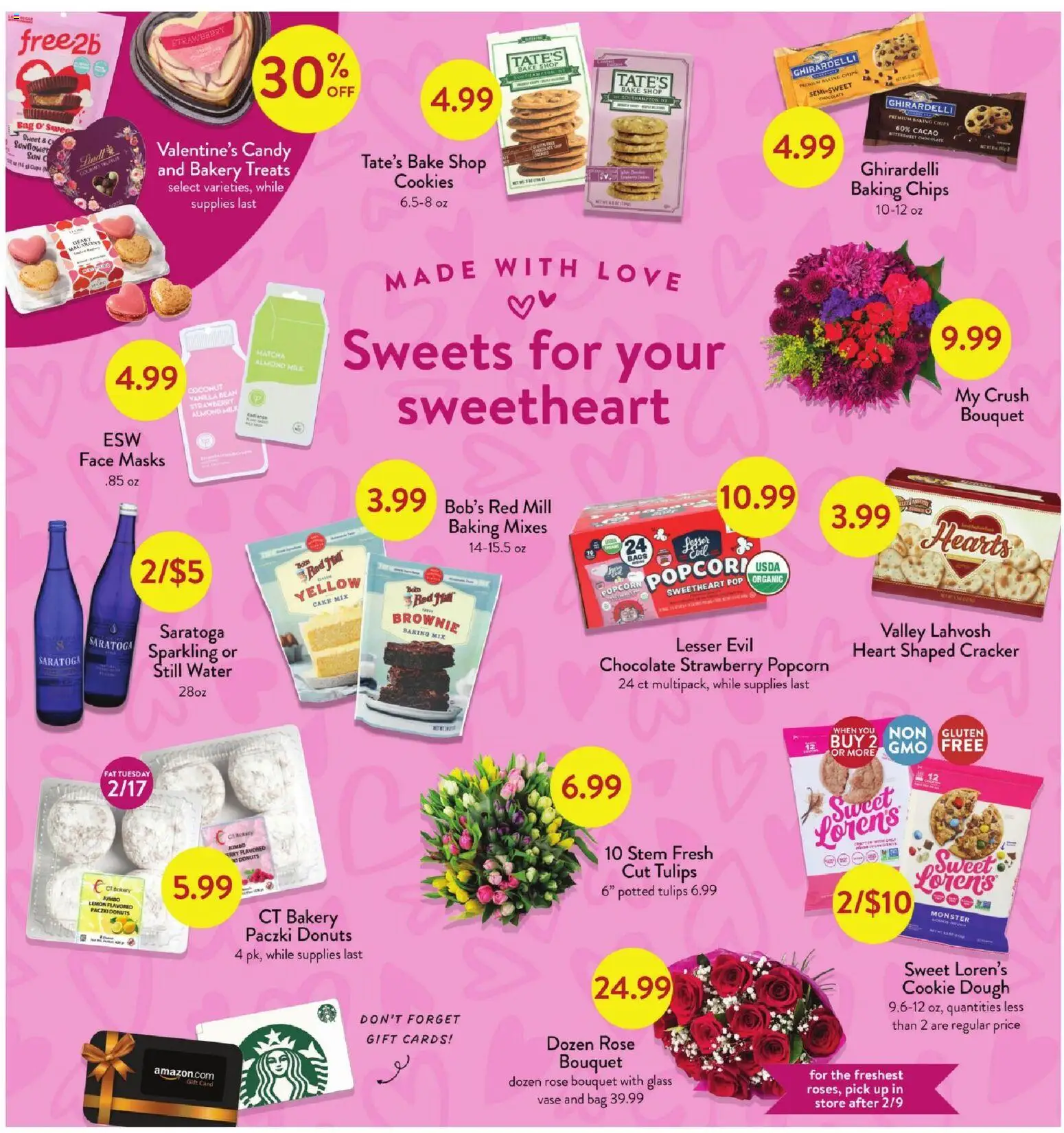 Fresh Thyme Weekly Ad - KY - valid from 04.02.2026 | Page: 6 | Products: Vase, Chocolate, Chips, 2人掛けソファ