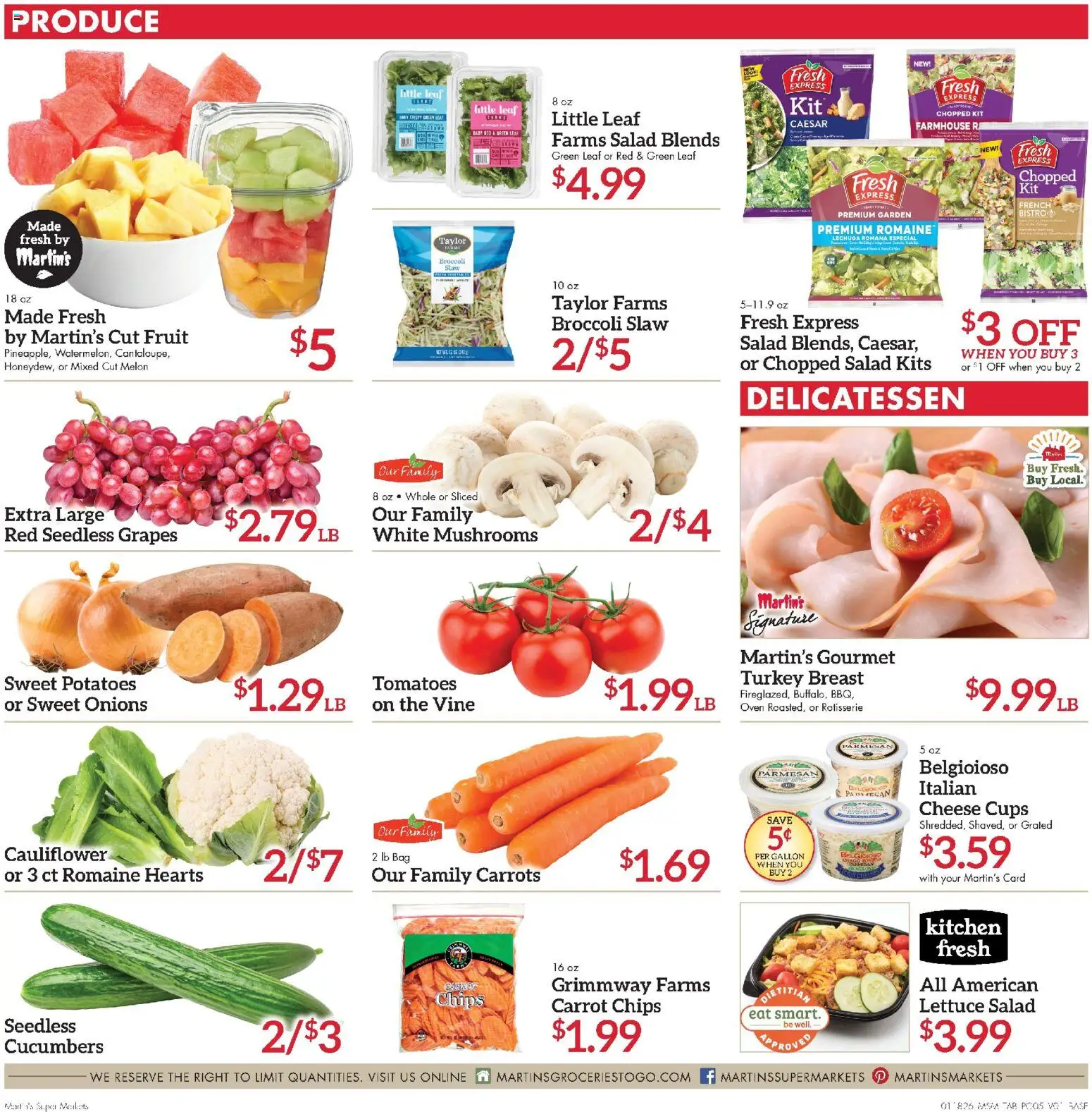 Martin’s Weekly Ad - valid from 18.01.2026 | Page: 5 | Products: Bed, Broccoli, Lettuce, Potatoes