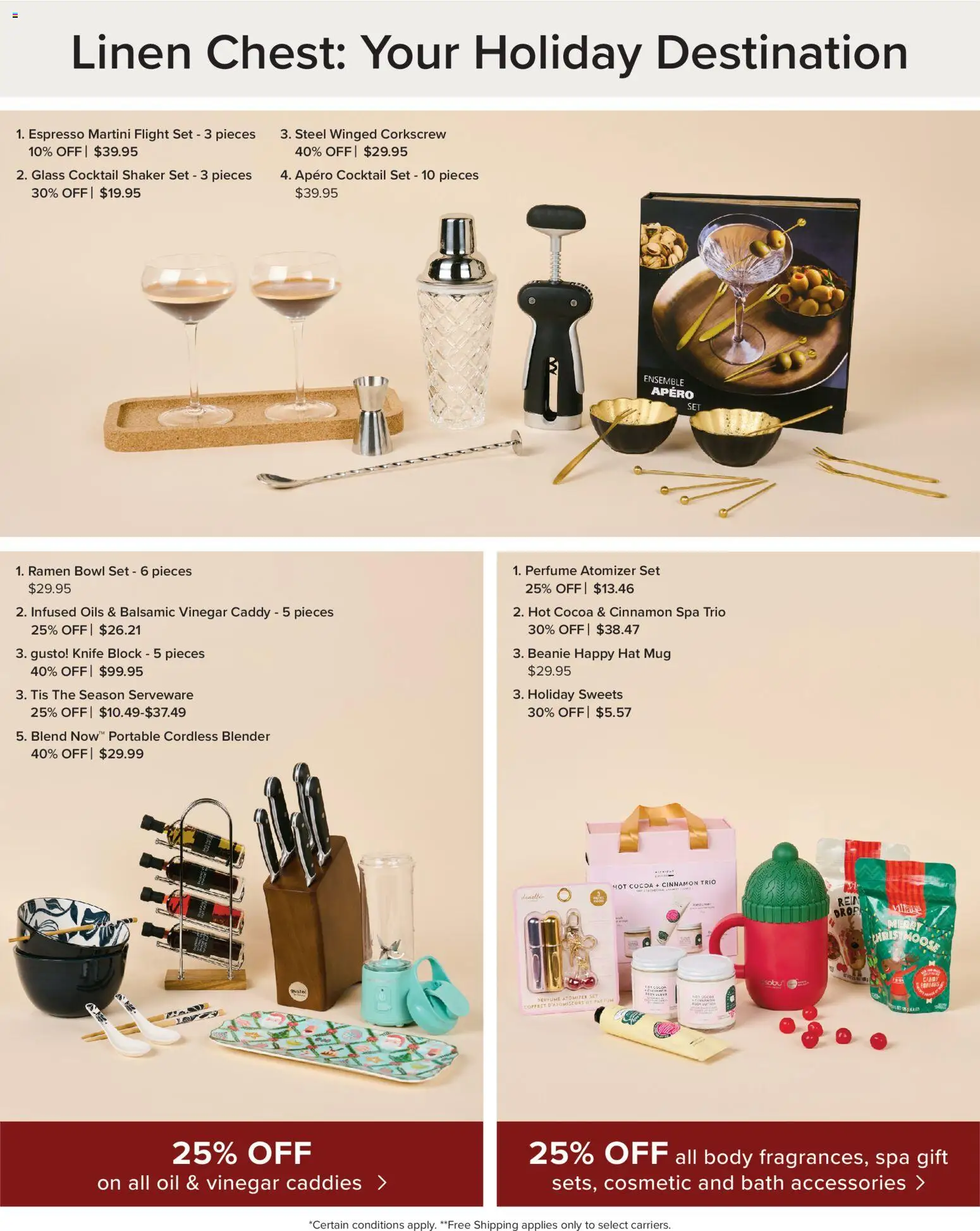 Linen Chest flyer valid from 04.12.2025 | Page: 2 | Products: Hat, Perfume, Bath, Oil