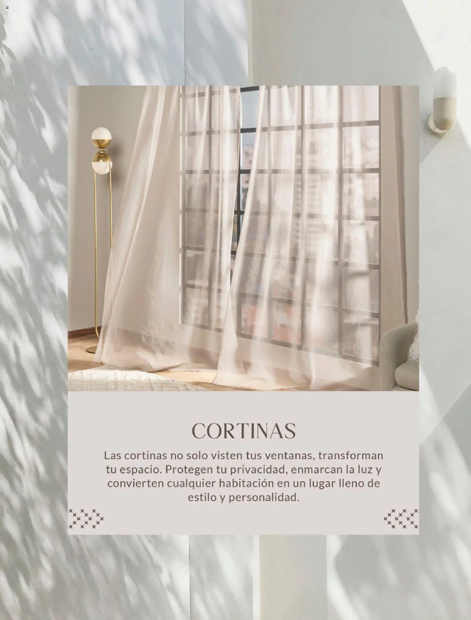 Nuevas ofertas de Vianney válidas en toda la República Mexicana desde el 06.03.2026. ¡Encuentra las mejores ofertas en Vianney catálogo Tu hogar, nuestra pasión! | Página: 227 | Productos: Cortinas