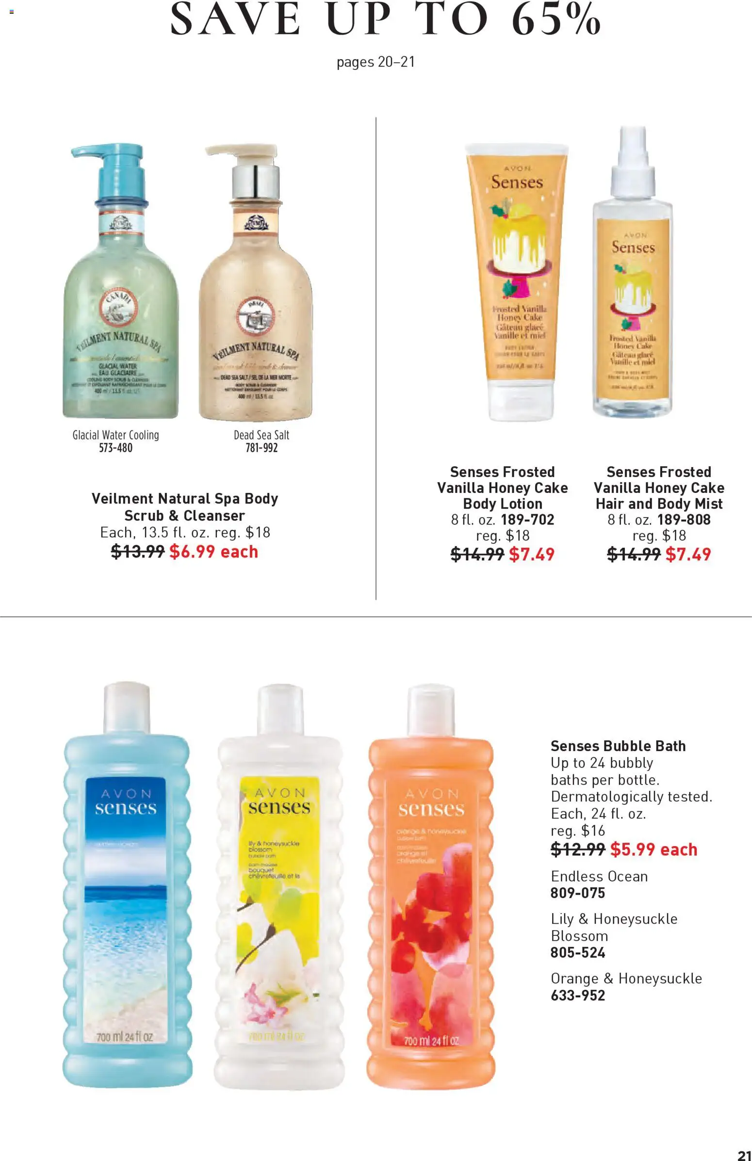 Avon Good Buys Flyer - valid from 31.12.2025 | Page: 21 | Products: Bath, Water, Salt