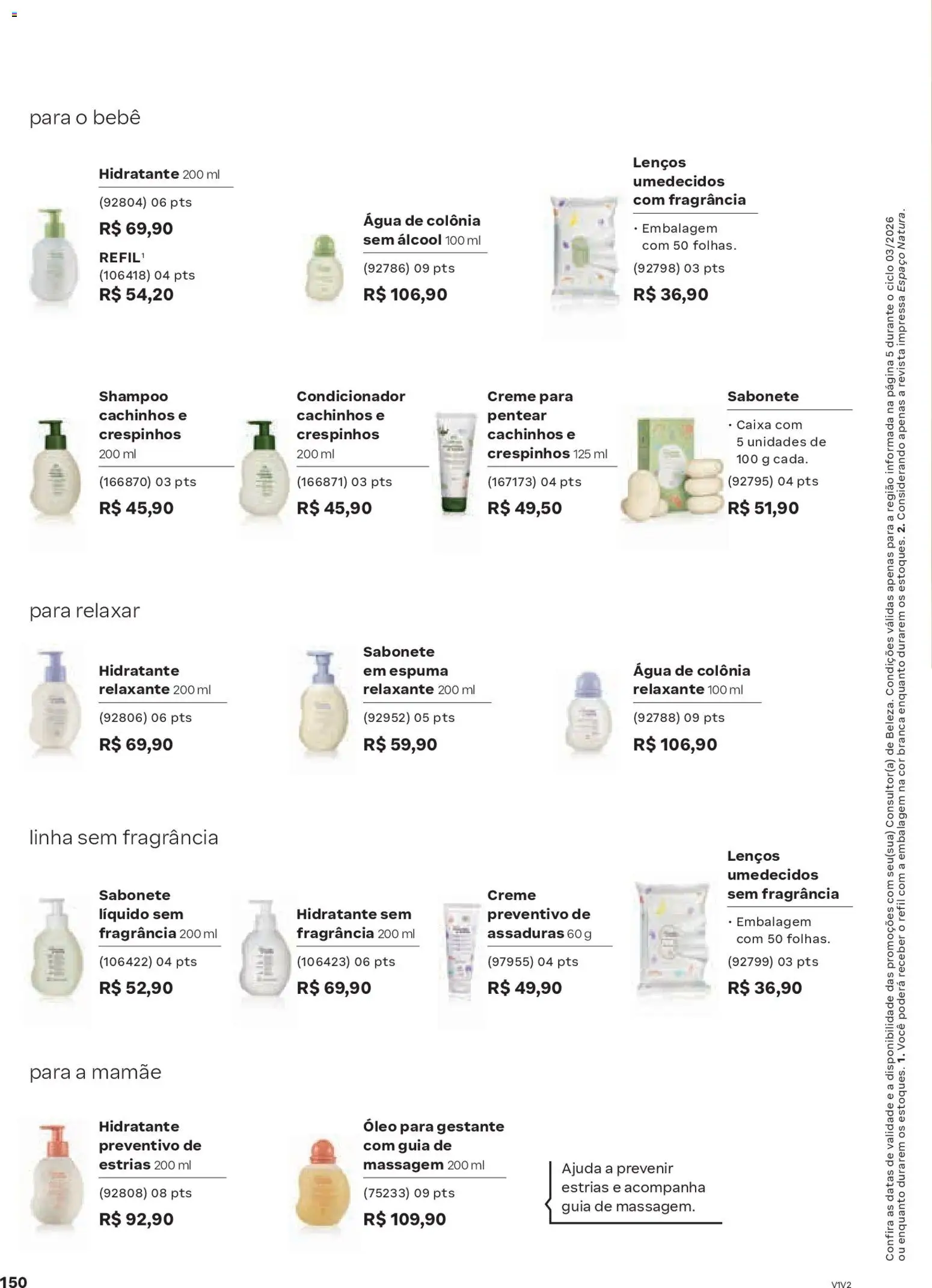 Natura Folheto - válido de 04.02.2026 | Página: 150 | Produtos: Shampoo, Fragrância, Revista, Sabonete