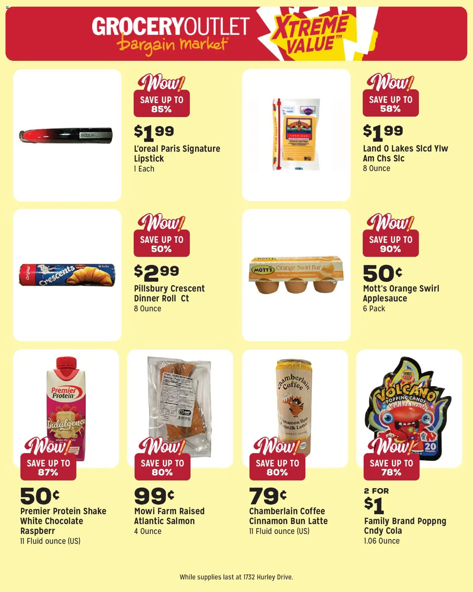 Grocery Outlet Weekly Ad - ID - valid from 18.03.2026 | Page: 10 | Products: Lipstick, Coffee, Chocolate