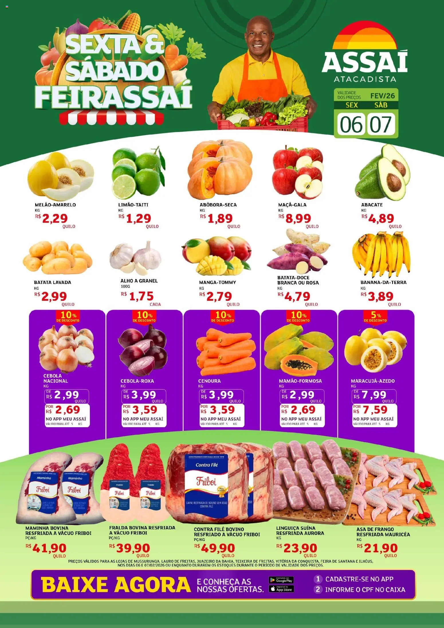 Assaí Atacadista Folheto - válido de 06.02.2026 | Página: 1