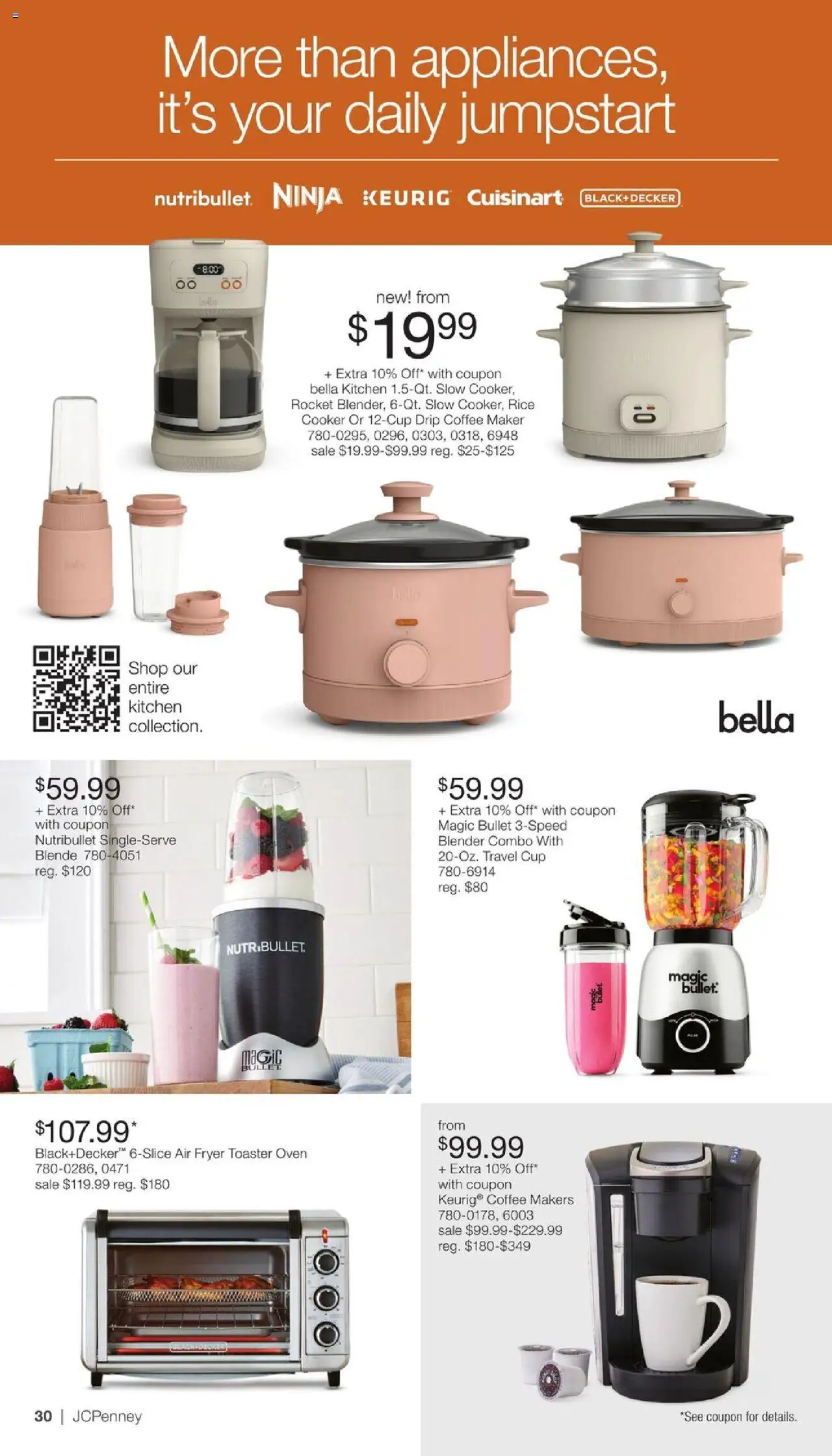 JCPenney Semi-Annual Home Sale - valid from 06.10.2025 | Page: 29 | Products: Fryer, Cooker, Coffee, Blender