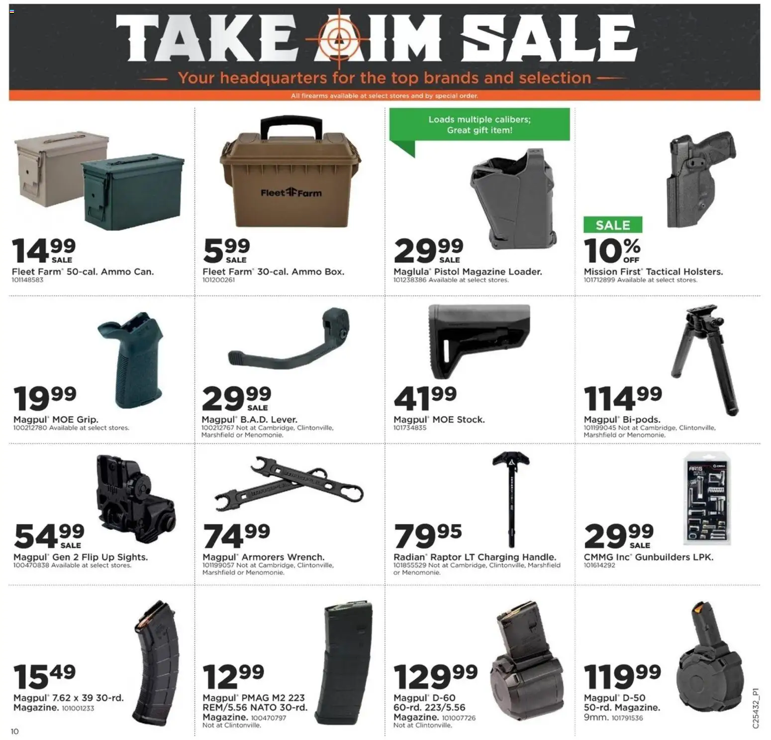 Mills Fleet Farm Take Aim - valid from 23.10.2025 | Page: 10 | Products: Ammo