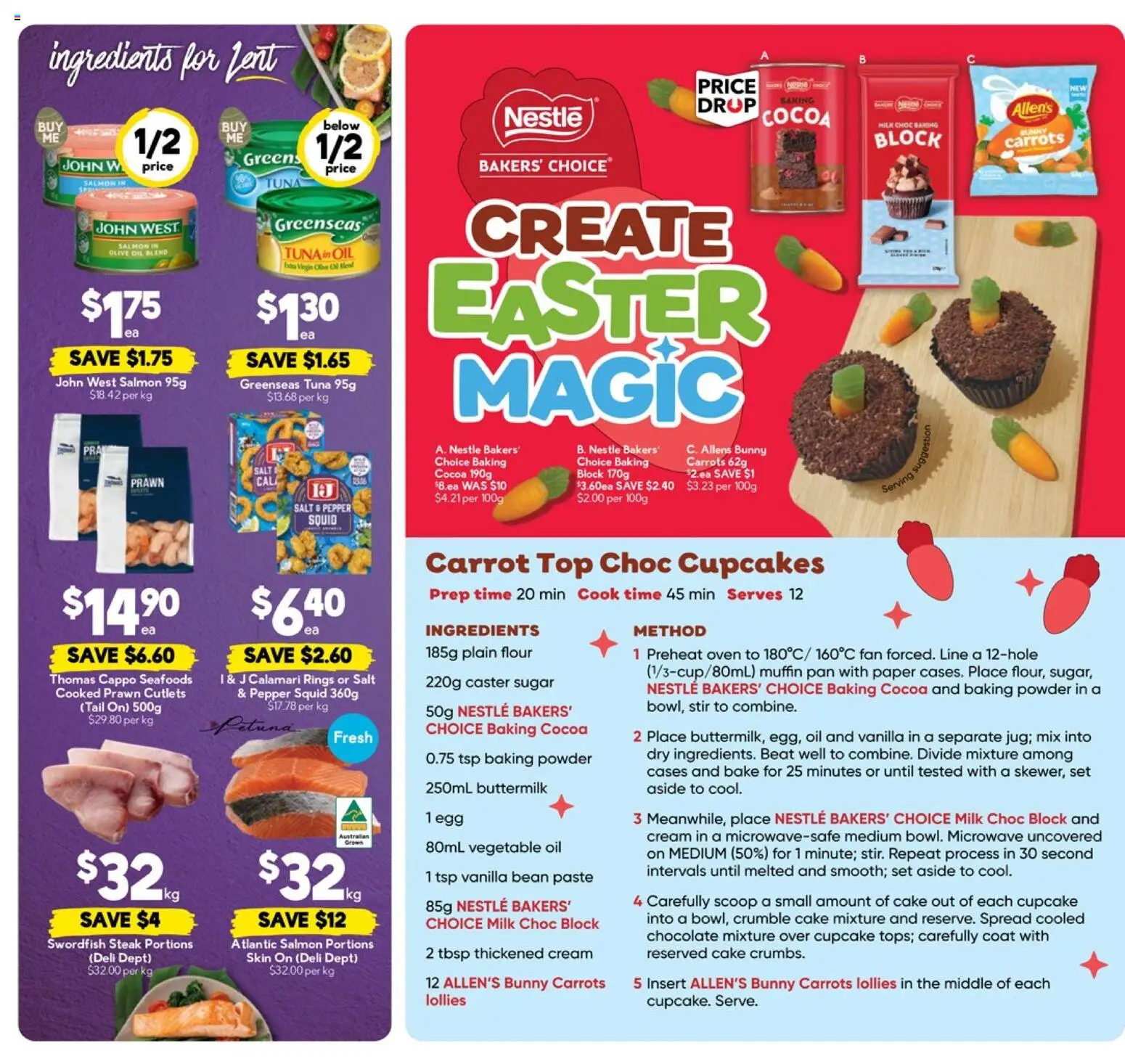 Drakes catalogue - valid from 18.03.2026 | Page: 3 | Products: Powder, Chocolate, Steak, Salmon