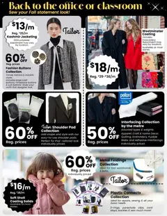 Preview of Fabricland weekly flyer / circulaire from shop Fabricland valid from 01.11.2025 | Page: 4 | Products: Coat, Suit
