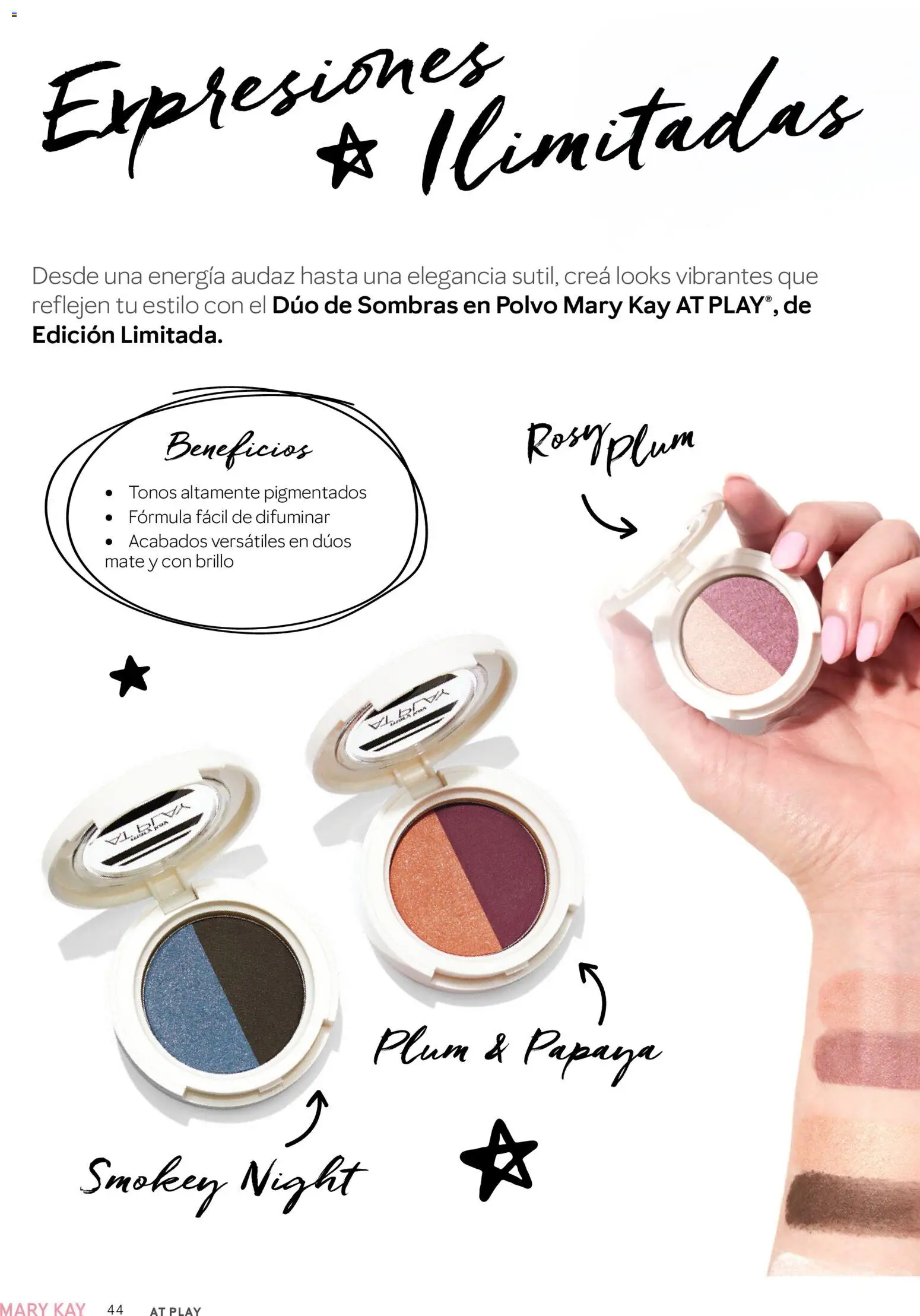 Mary Kay catálogo │ válido desde el 01.03.2026 | Página: 44 | Productos: Mate, Polvo, Brillo