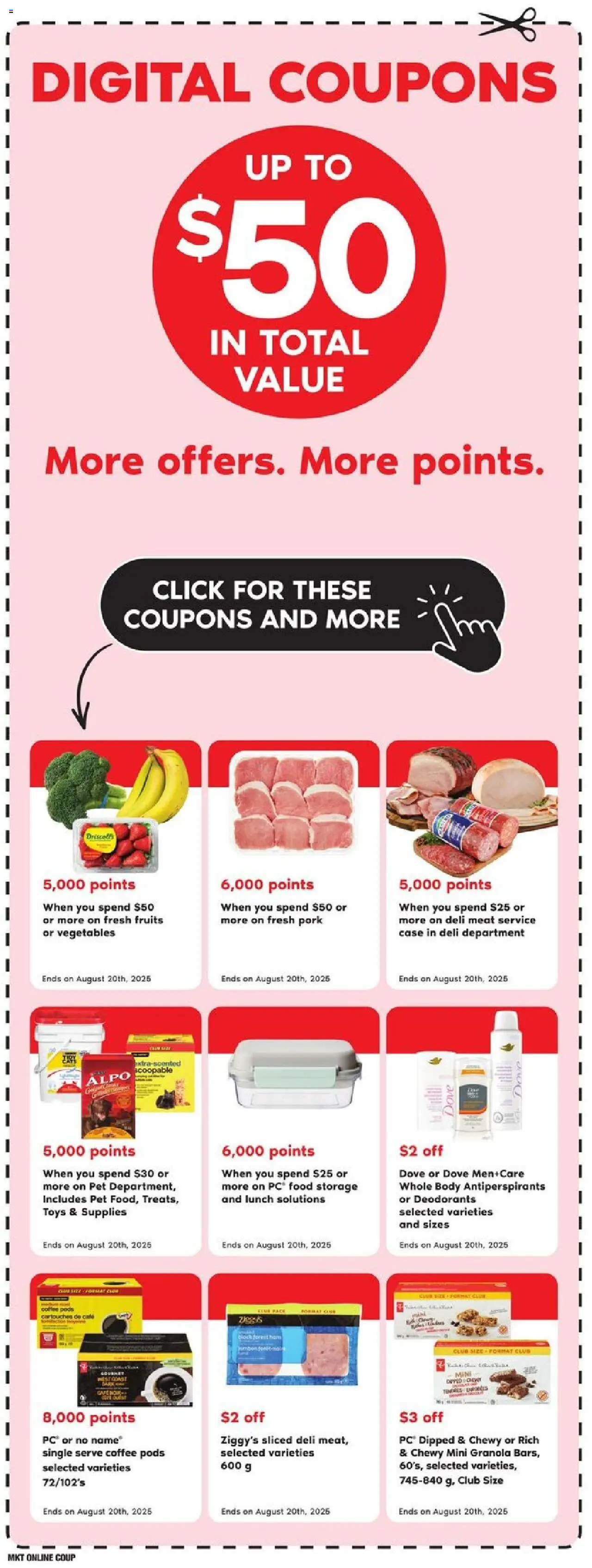 Independent Grocer flyer valid from 24.07.2025 | Page: 7 | Products: Case, Coffee, Ham, Pork