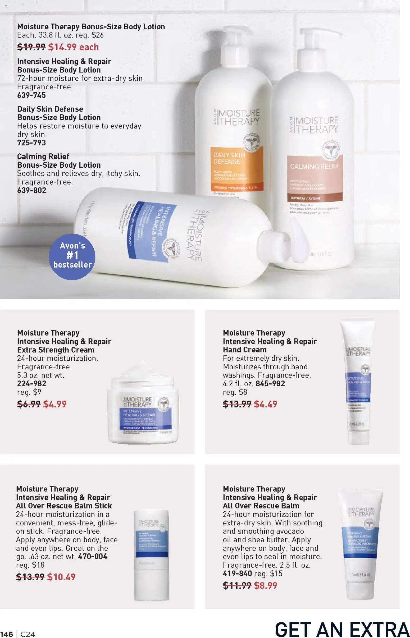 Avon Brochure - valid from 19.11.2025 | Page: 146 | Products: Oil, Hand cream, Cream, Avocado