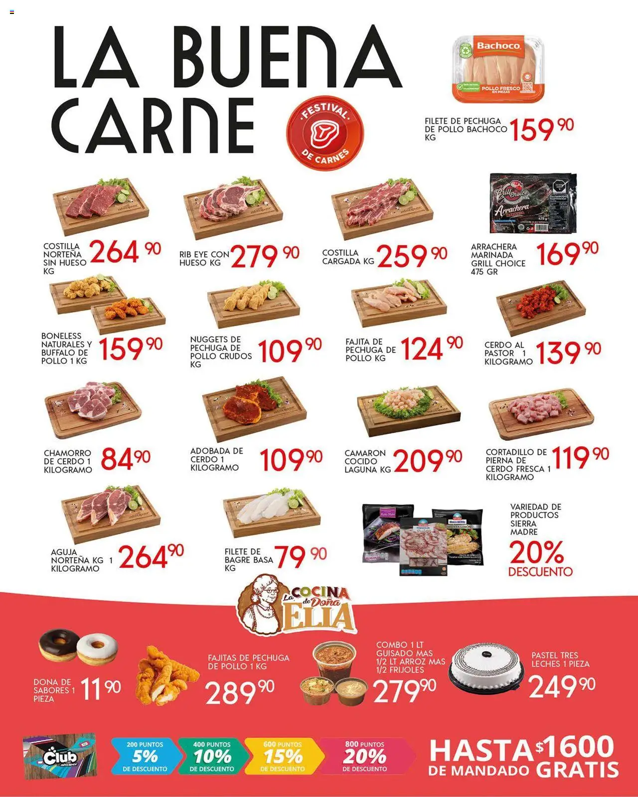 Nuevas ofertas de Alsuper válidas en toda la República Mexicana desde el 10.10.2025. ¡Encuentra las mejores ofertas en Alsuper - Folleto Saltillo! | Página: 3 | Productos: Pastel, Cerdo, Cocina, Sierra