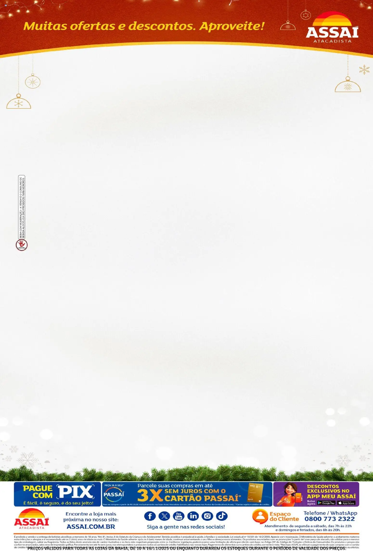 Assaí Atacadista Folheto - válido de 21.11.2025 | Página: 2 | Produtos: Pneus, Base, Bebida, Telefone