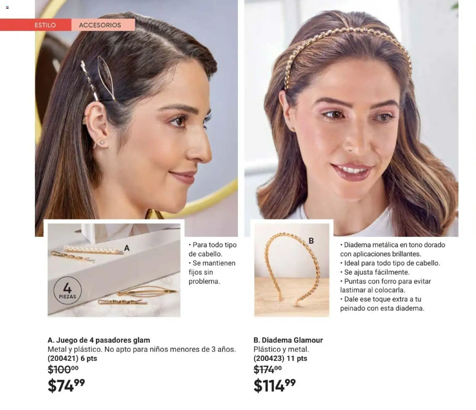 Nuevas ofertas de AVON válidas en toda la República Mexicana desde el 28.11.2025. ¡Encuentra las mejores ofertas en AVON Casa & Estilo 18 2025! | Página: 144 | Productos: Juego