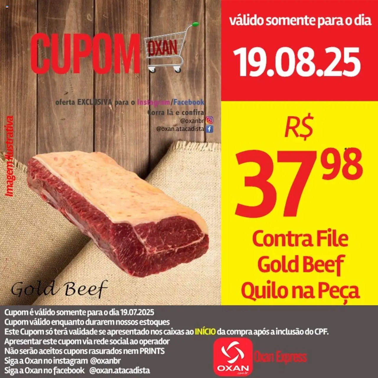 Oxan Atacadista Folheto - válido de 19.08.2025 | Página: 4 | Produtos: Contra filé