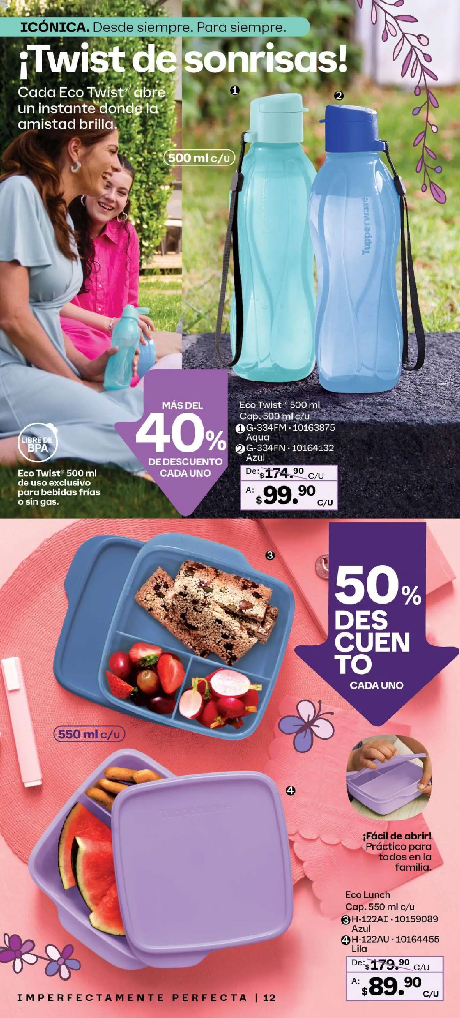 Nuevas ofertas de Tupperware válidas en toda la República Mexicana desde el 26.01.2026. ¡Encuentra las mejores ofertas en Tupperware catálogo! | Página: 12