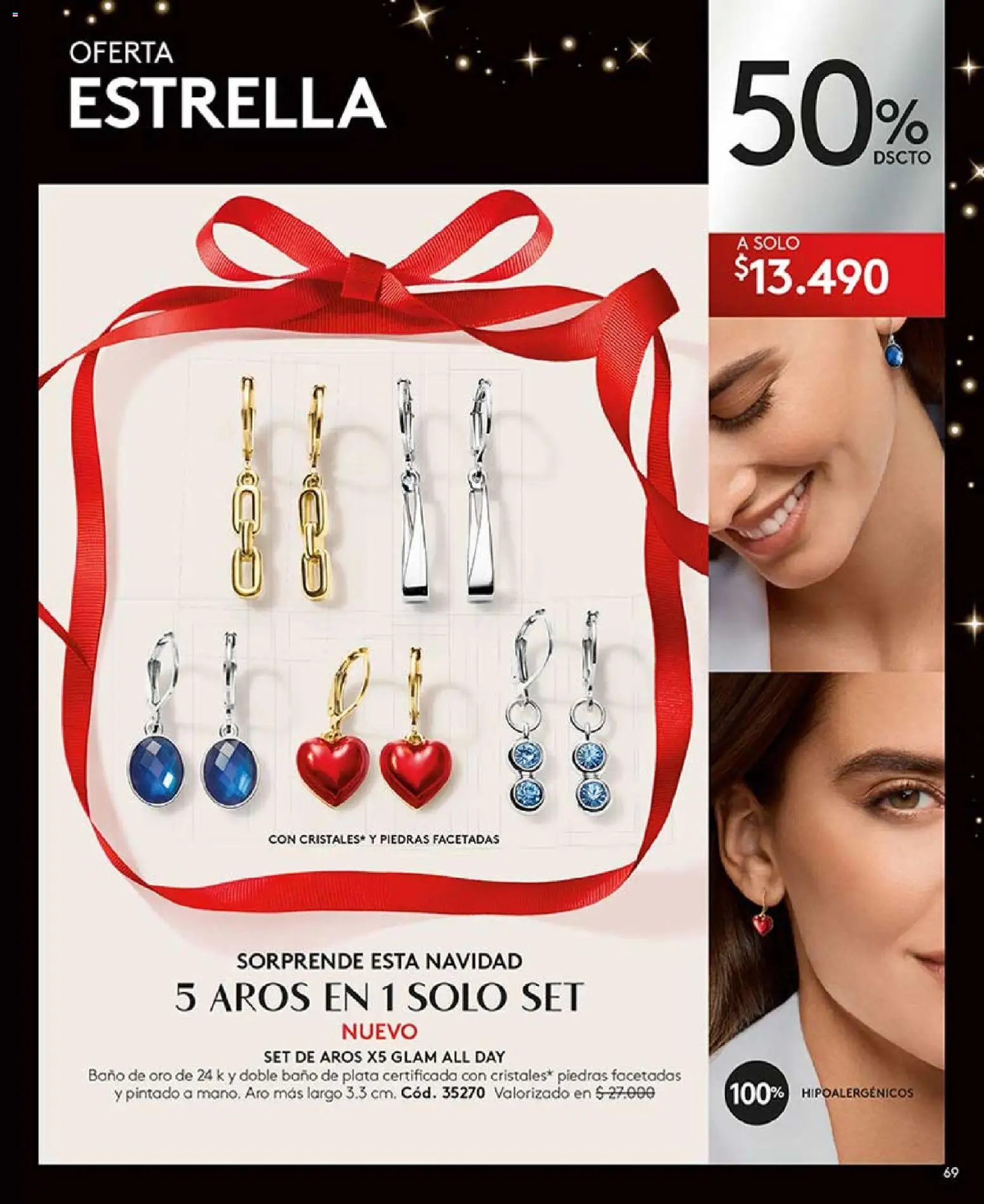 Catálogo Ésika Campaña 18 │ válido desde el 01.12.2025 | Página: 69 | Productos: Baño, Aros