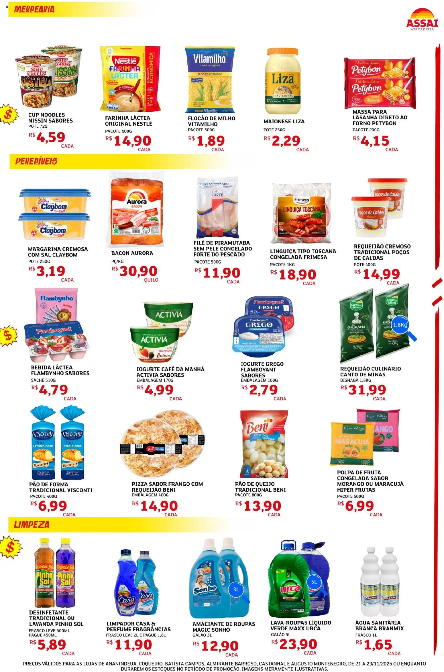 Assaí Atacadista Folheto - válido de 21.11.2025 | Página: 2 | Produtos: Quinoa, Perfume, Roupas, Bebida