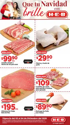 Vista previa de H-E-B folleto Que tu Navidad, nuevo folleto de la tienda, válido en México a partir del 02.12.2025