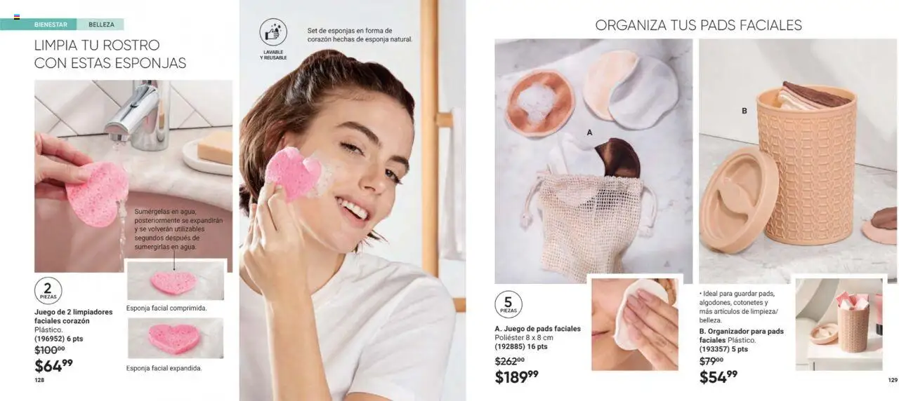 Nuevas ofertas de AVON válidas en toda la República Mexicana desde el 11.07.2025. ¡Encuentra las mejores ofertas en AVON casa & Estilo 11 2025! | Página: 65 | Productos: Esponja, Juego, Organizador