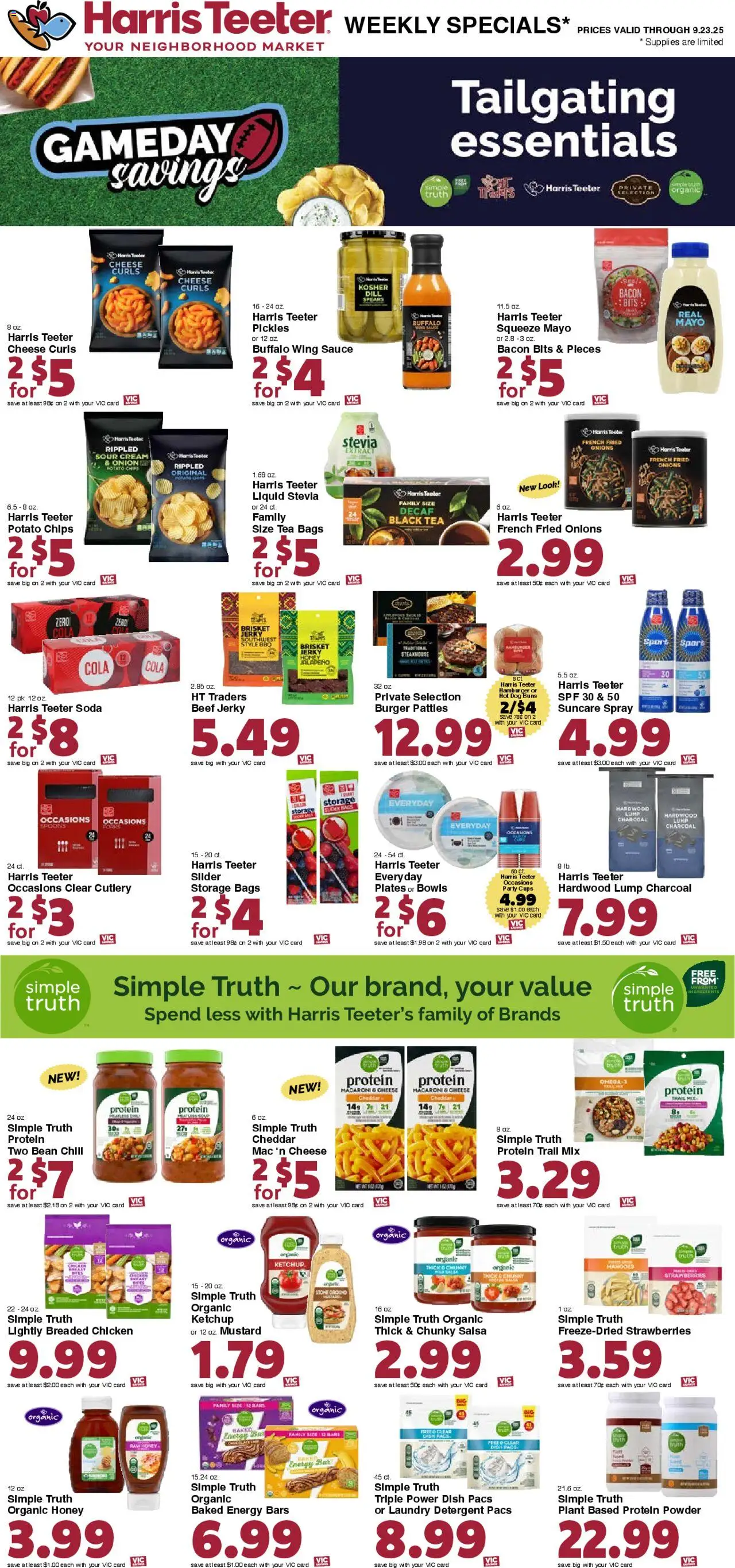 Harris Teeter Weekly Ad - valid from 17.09.2025 | Page: 12 | Products: Powder, Cheese, Detergent, Dill