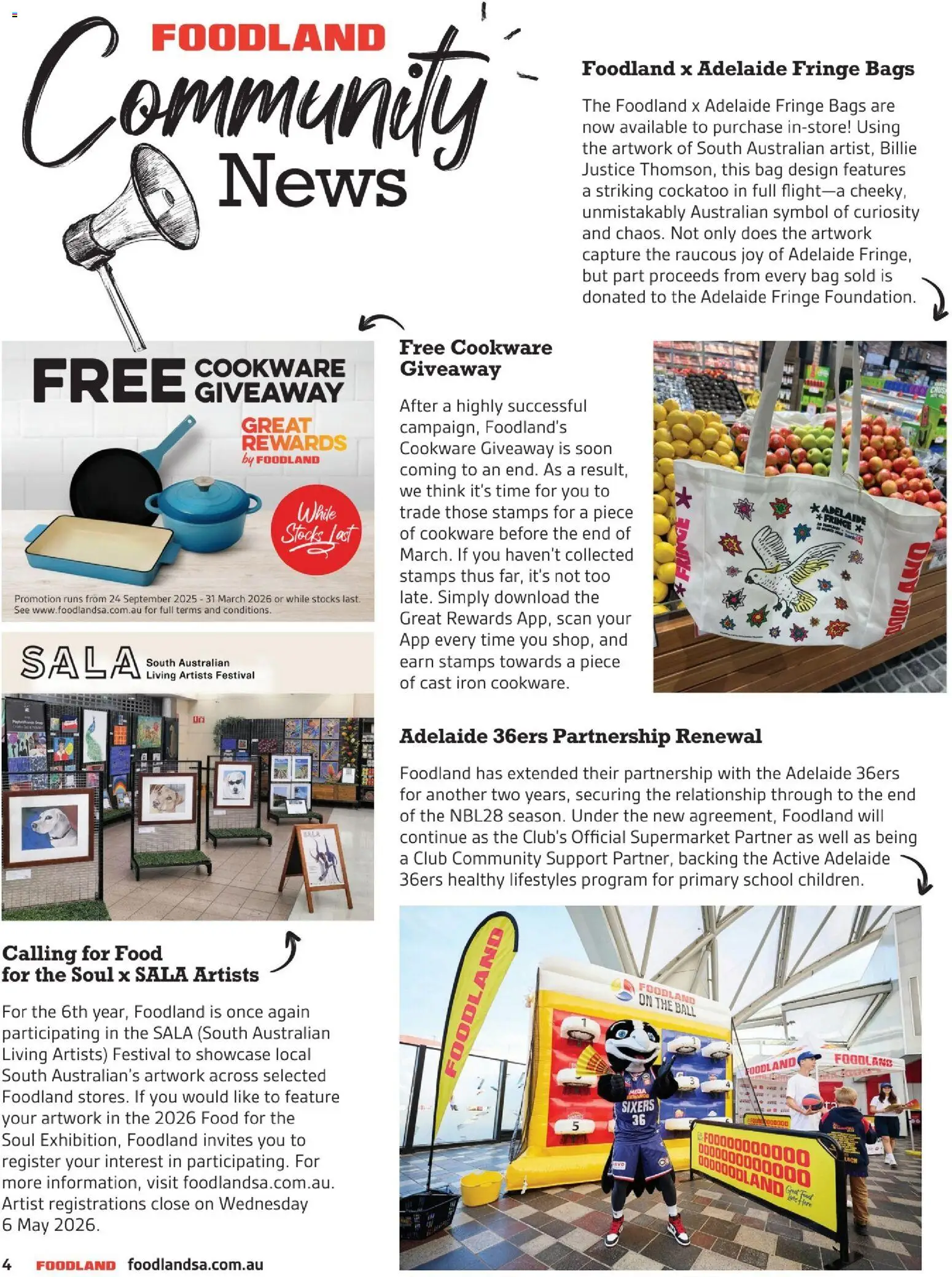 Foodland catalogue - valid from 06.03.2026 | Page: 4 | Products: Cookware, Bag, Iron