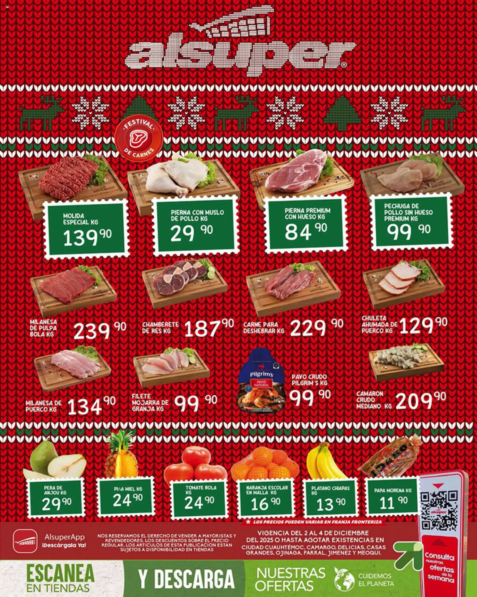 Nuevas ofertas de Alsuper válidas en toda la República Mexicana desde el 02.12.2025. ¡Encuentra las mejores ofertas en Alsuper folleto Chihuahua Estado! | Página: 1