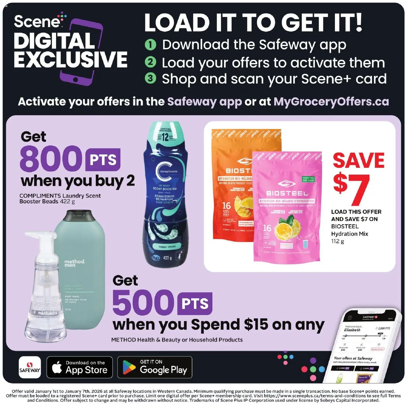 Safeway flyer valid from 01.01.2026 | Page: 20 | Products: Body wash