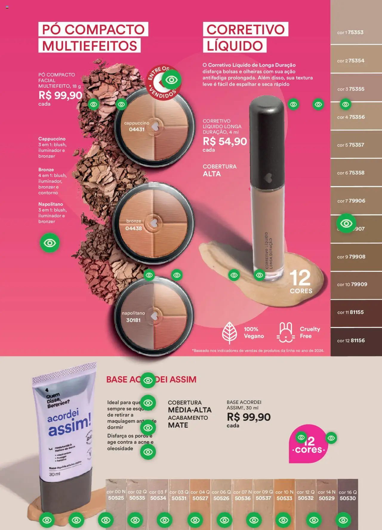 O Boticário Folheto - válido de 22.09.2025 | Página: 40 | Produtos: Pó compacto, Maquiagem, Corretivo, Iluminador