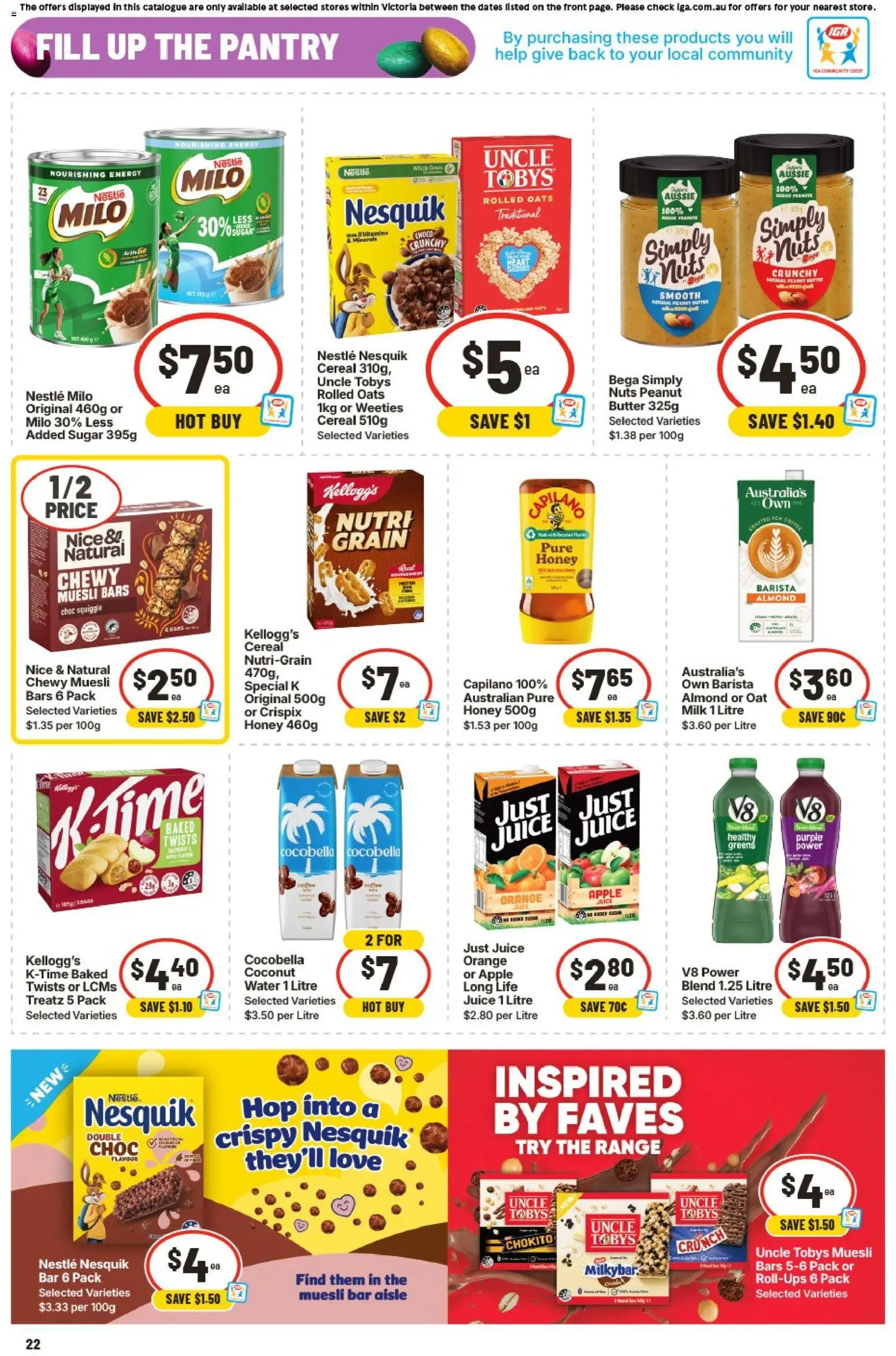 Ritchies catalogue - valid from 25.03.2026 | Page: 22 | Products: Butter, Juice, Honey, Water