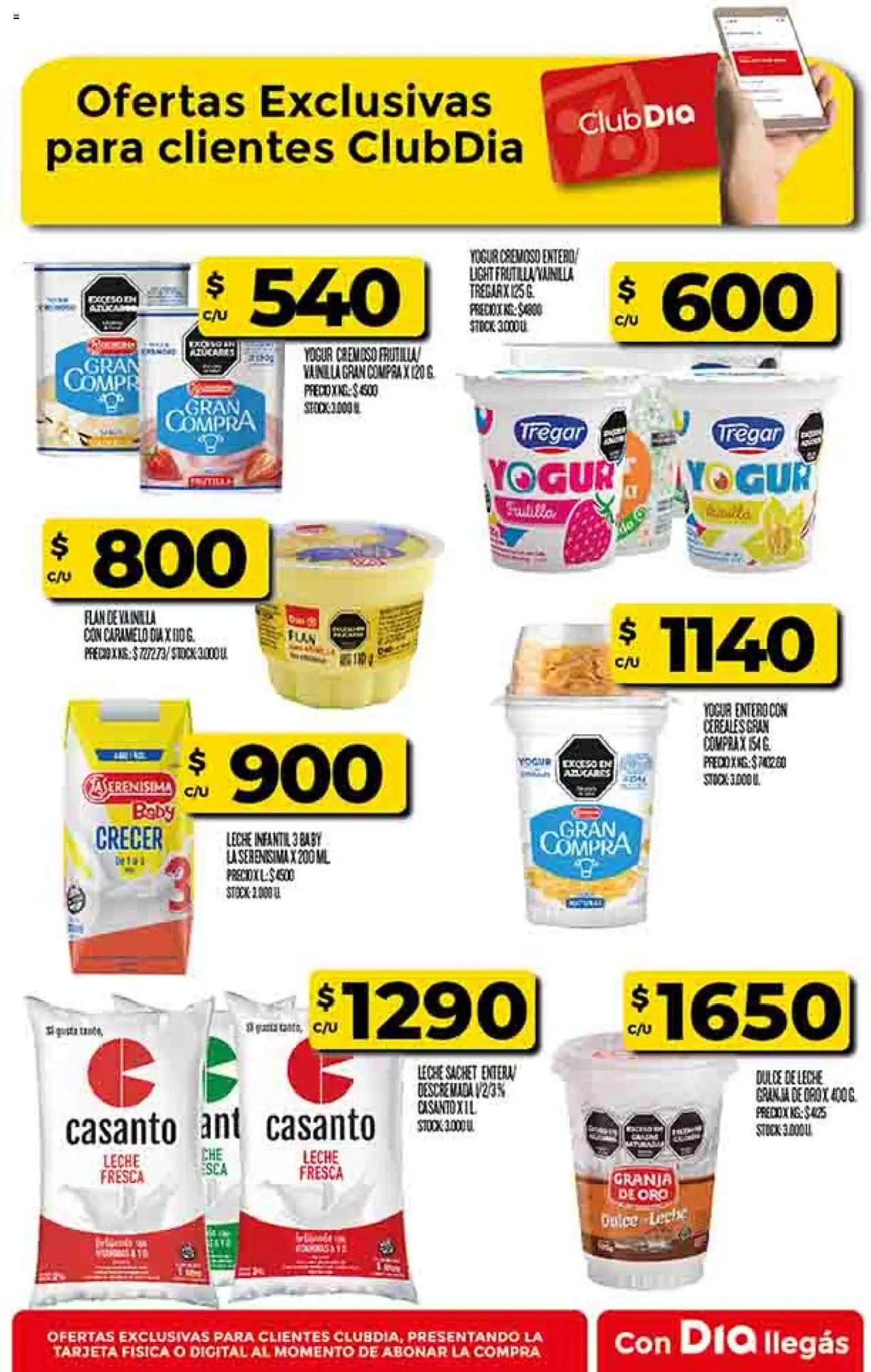 Supermercado DIA Ofertas │ válido desde el 13.08.2025 | Página: 38 | Productos: Frutilla, Dulce de leche, Yogur, Cereales