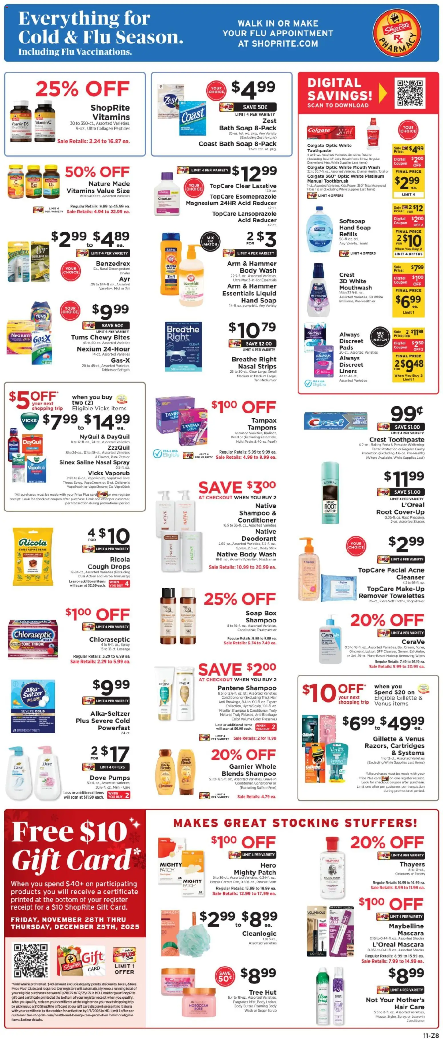 ShopRite Weekly Ad - valid from 19.12.2025 | Page: 12 | Products: Coconut Oil, Fragrance, Hammer, Tampons