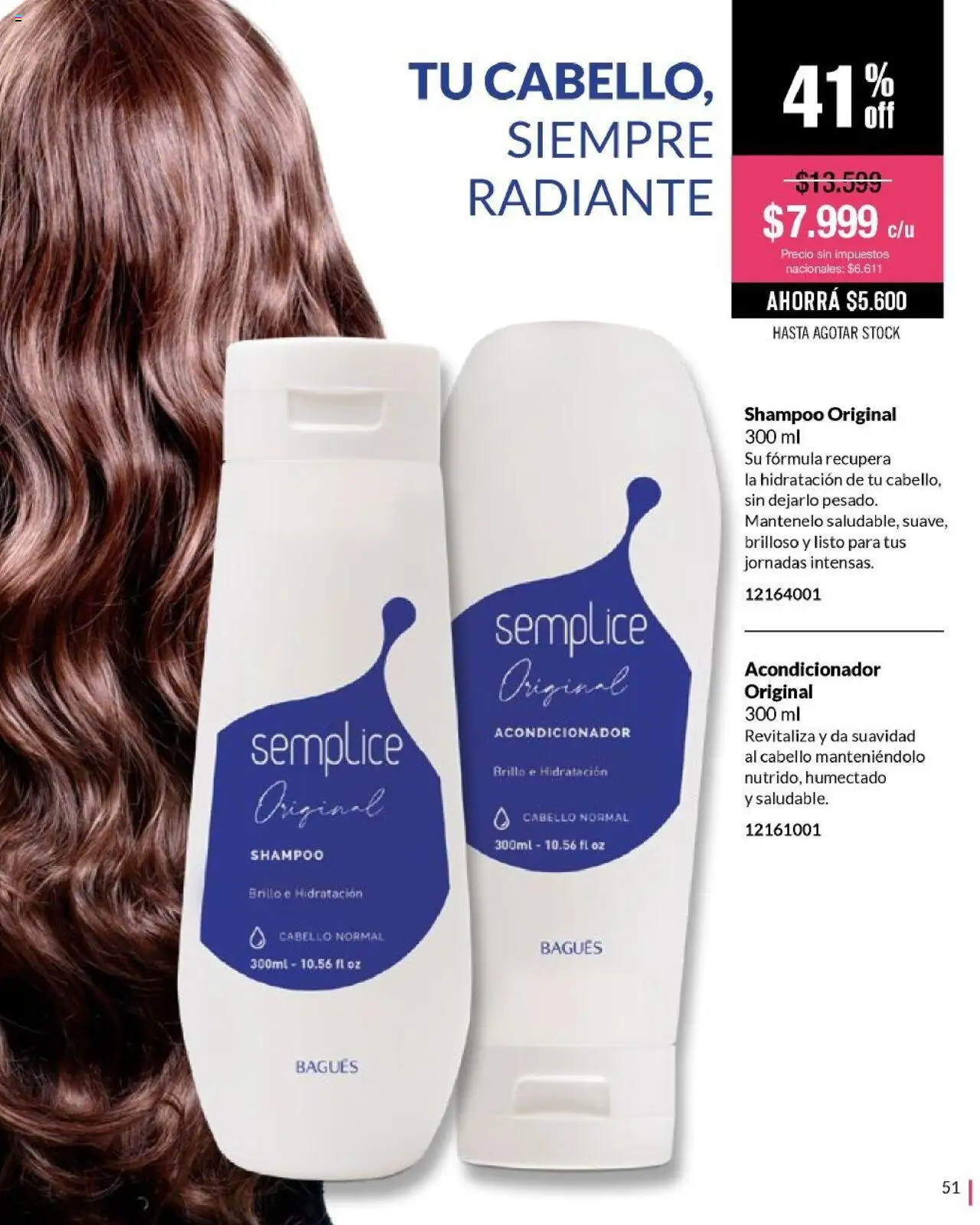 Bagués - Catálogo │ válido desde el 22.09.2025 | Página: 51 | Productos: Shampoo, Acondicionador, Brillo, Radiante