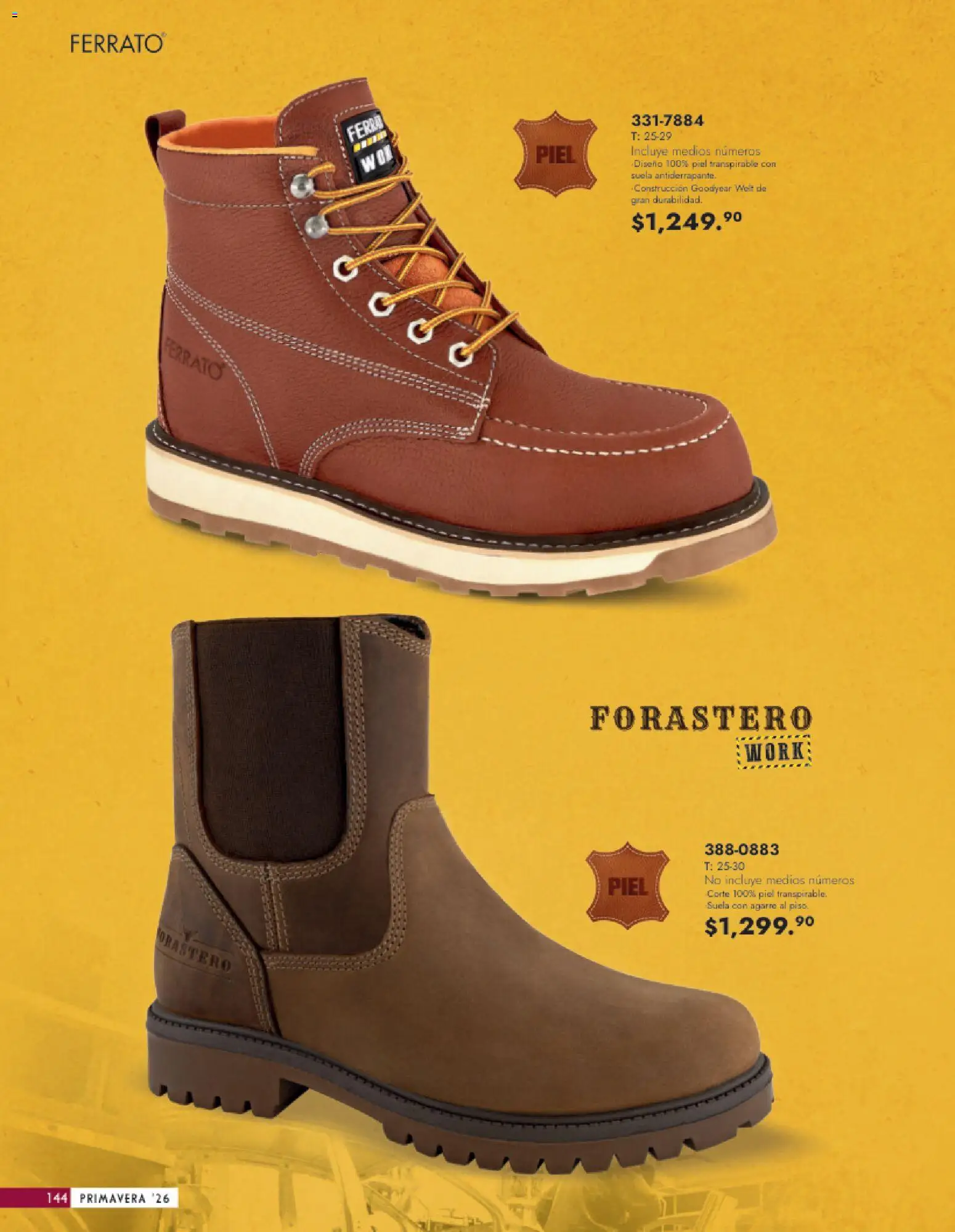 Nuevas ofertas de Andrea válidas en toda la República Mexicana desde el 25.01.2026. ¡Encuentra las mejores ofertas en Andrea catálogo Calzado Caballero! | Página: 144