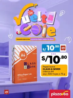 Vista previa de folleto Plaza Vea De Vuelta Al Cole 1 de la Plaza Vea válido desde 02.03.2026