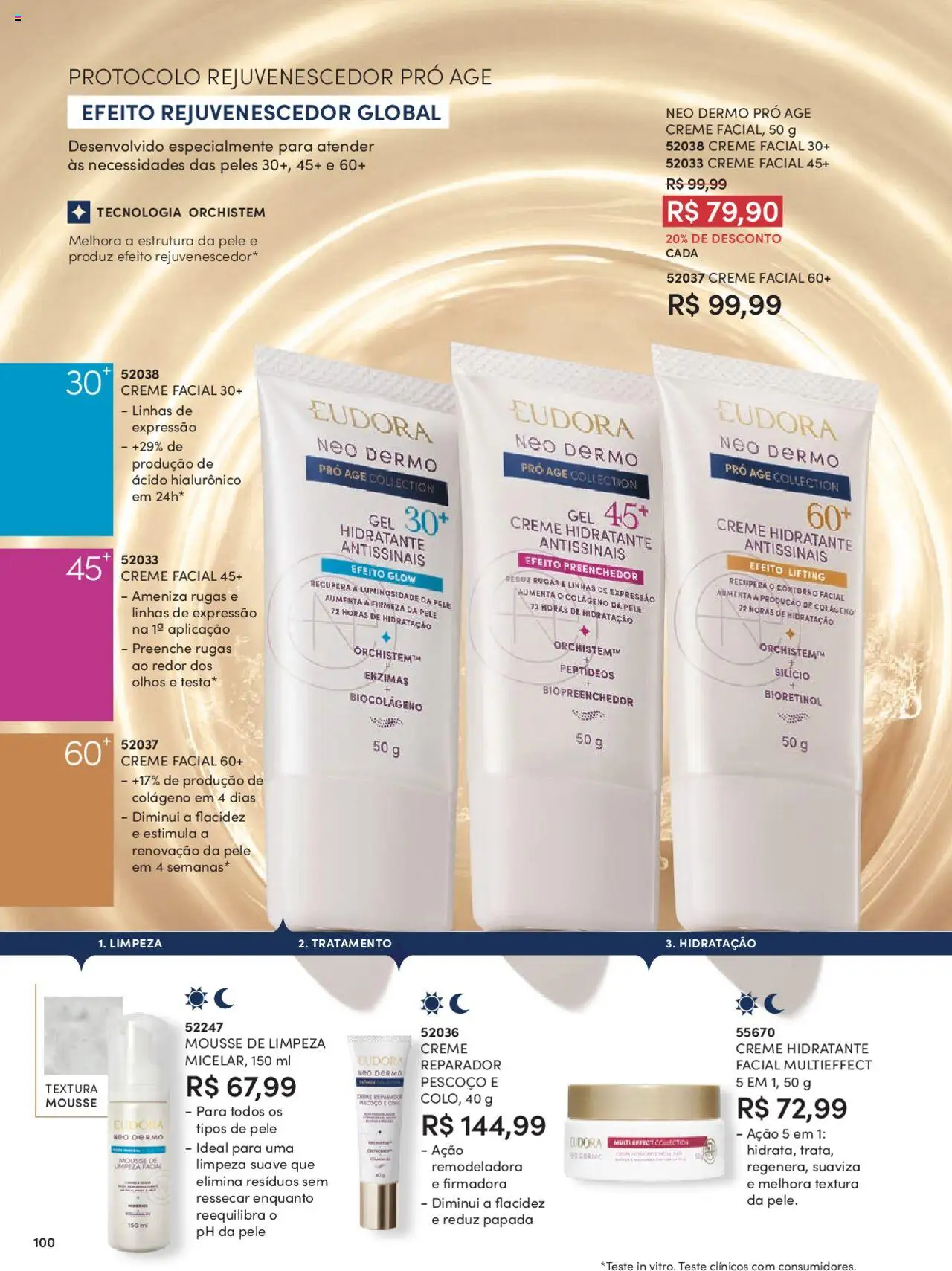 Eudora Folheto - válido de 07.10.2025 | Página: 100 | Produtos: Mousse, Colágeno, Cola, Creme