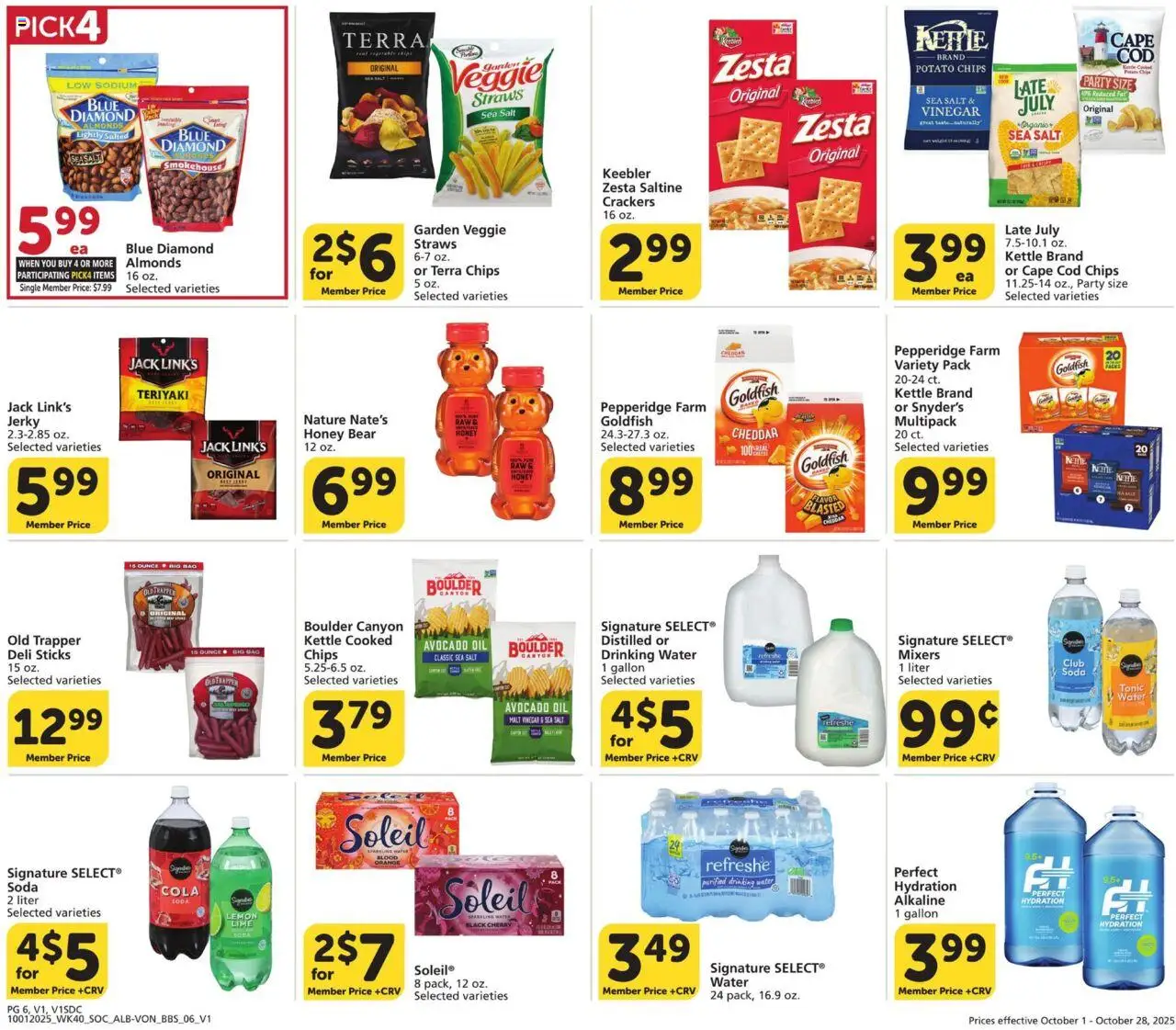 Vons Big Book of Savings - valid from 01.10.2025 | Page: 6 | Products: Chips, Avocado, Salt, Lime
