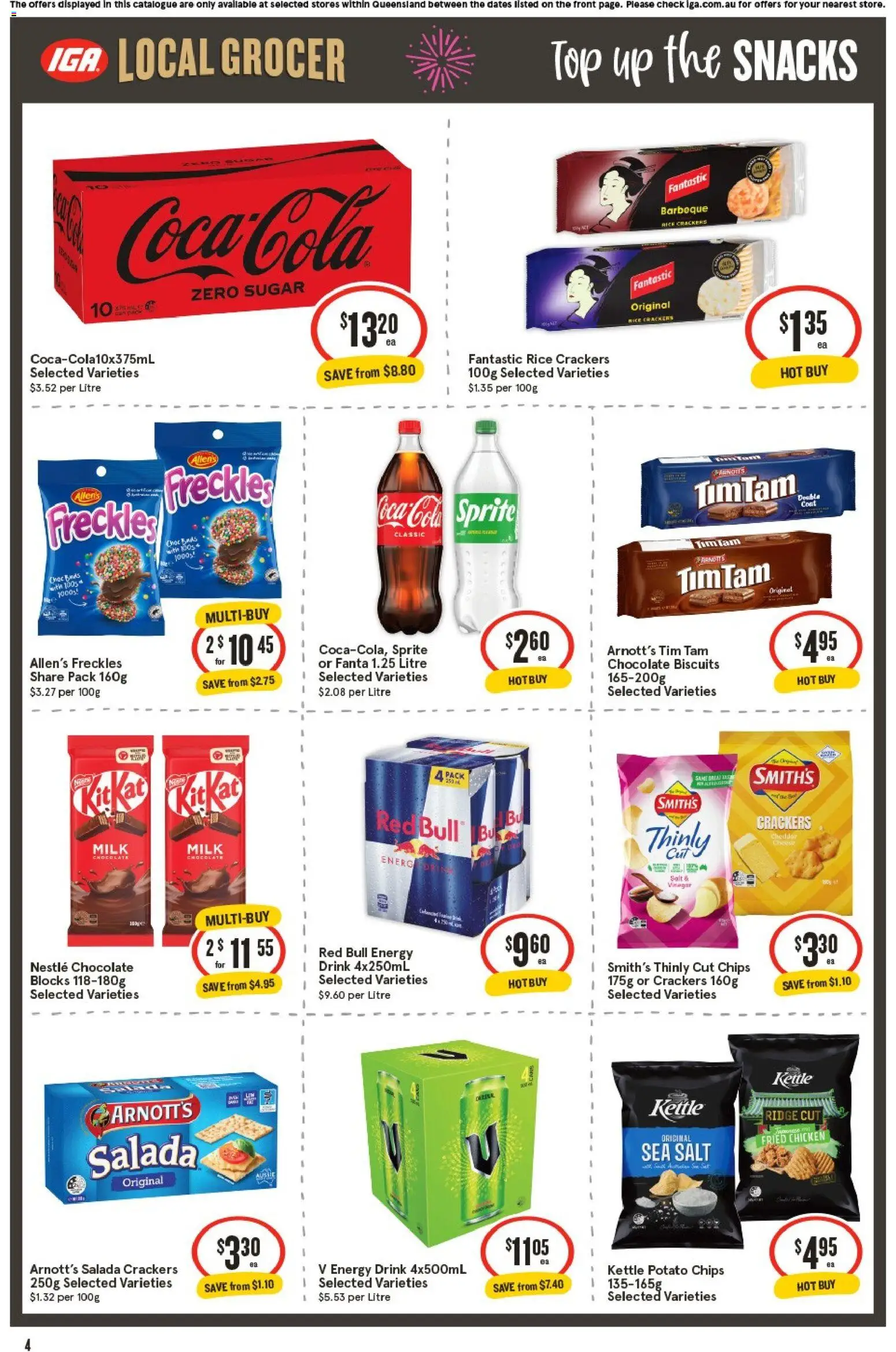 IGA catalogue - valid from 31.12.2025 | Page: 4 | Products: Tomatoes, Grapes, Blueberries