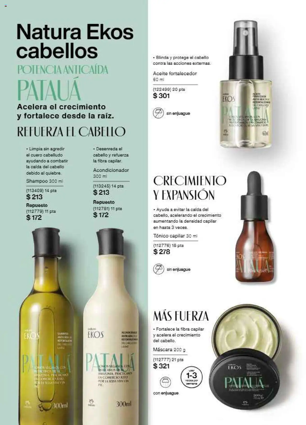 Nuevas ofertas de Natura válidas en toda la República Mexicana desde el 22.08.2025. ¡Encuentra las mejores ofertas en Natura - Campaña 13 2025! | Página: 131 | Productos: Máscara, Aceite, Acondicionador