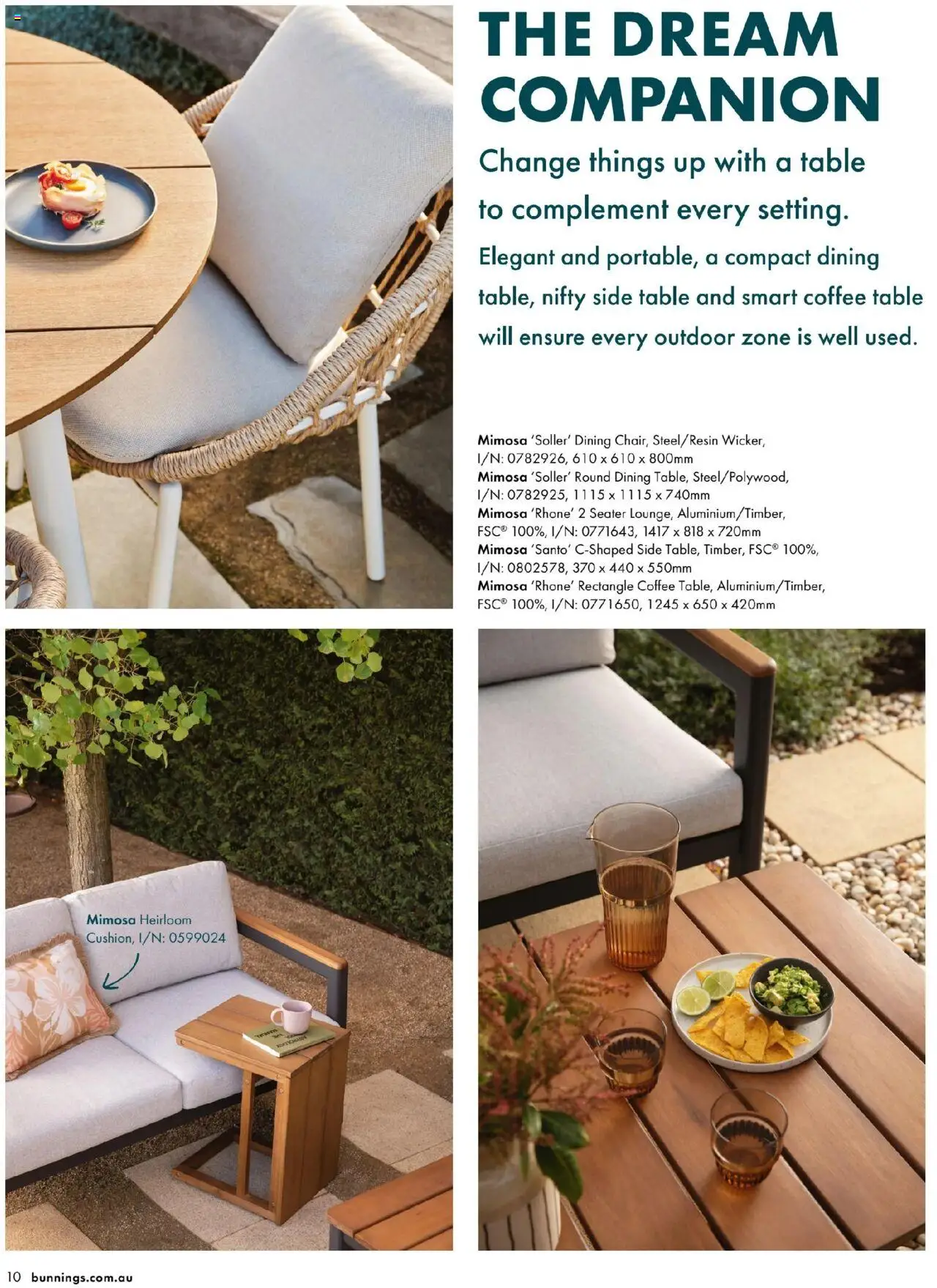 Bunnings Warehouse catalogue - valid from 25.08.2025 | Page: 10 | Products: Coffee table, Table, Coffee