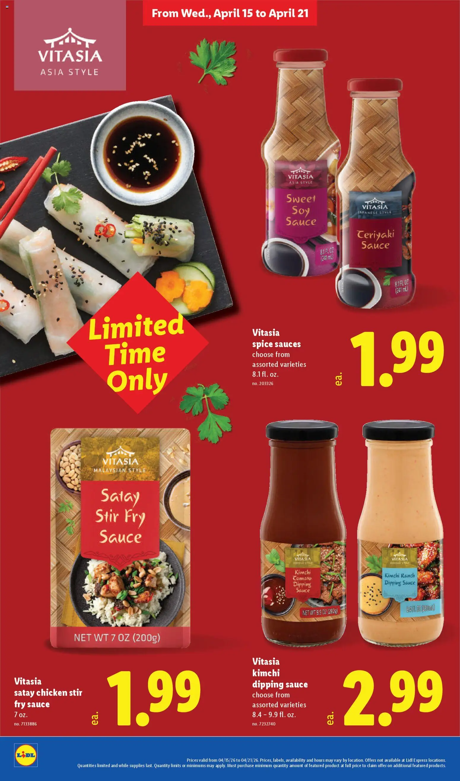 Lidl Weekly Ad - valid from 15.04.2026 | Page: 6 | Products: Sauce