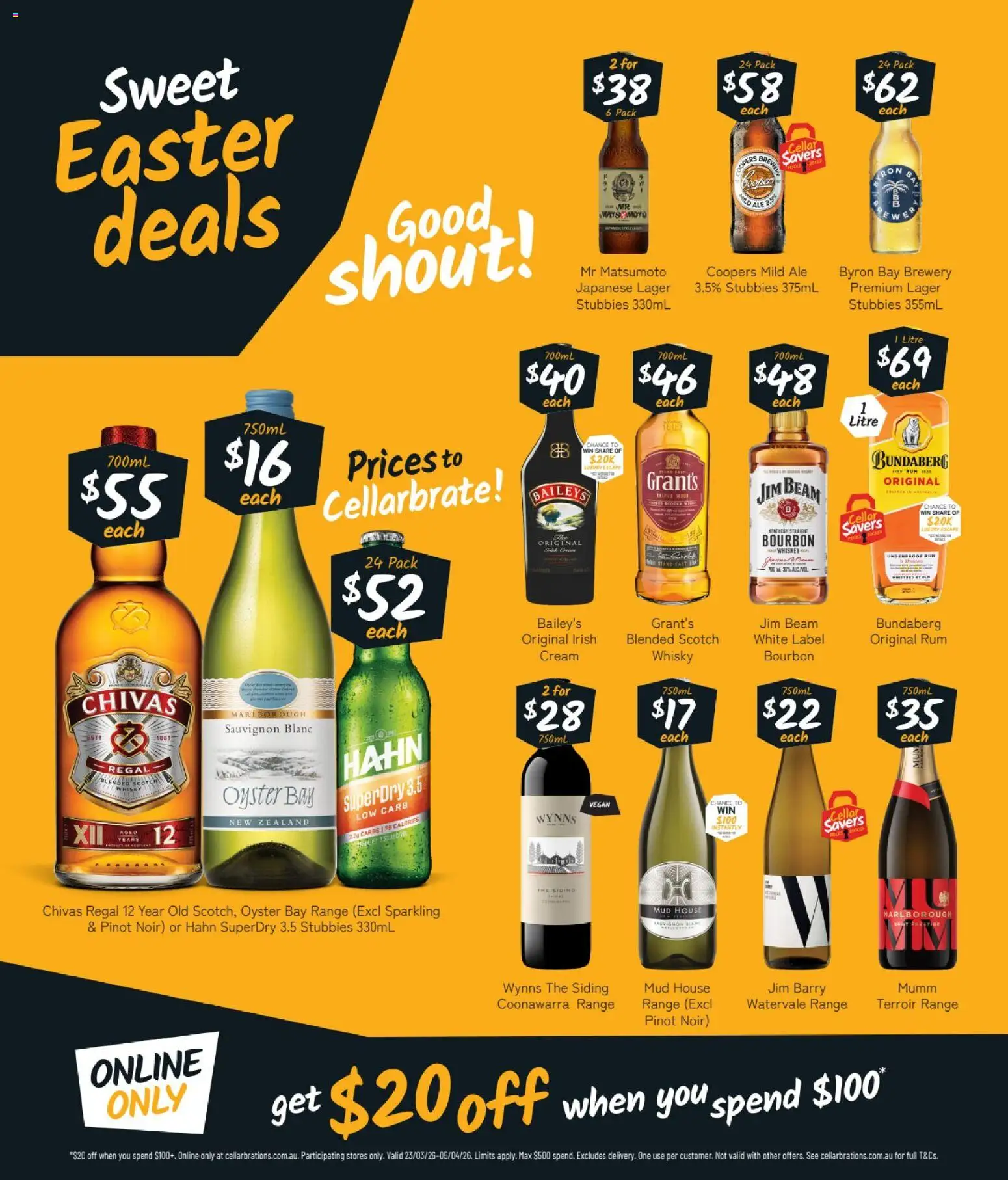 Cellarbrations catalogue - valid from 23.03.2026 | Page: 2 | Products: Bourbon, Cream, Whiskey, Scotch