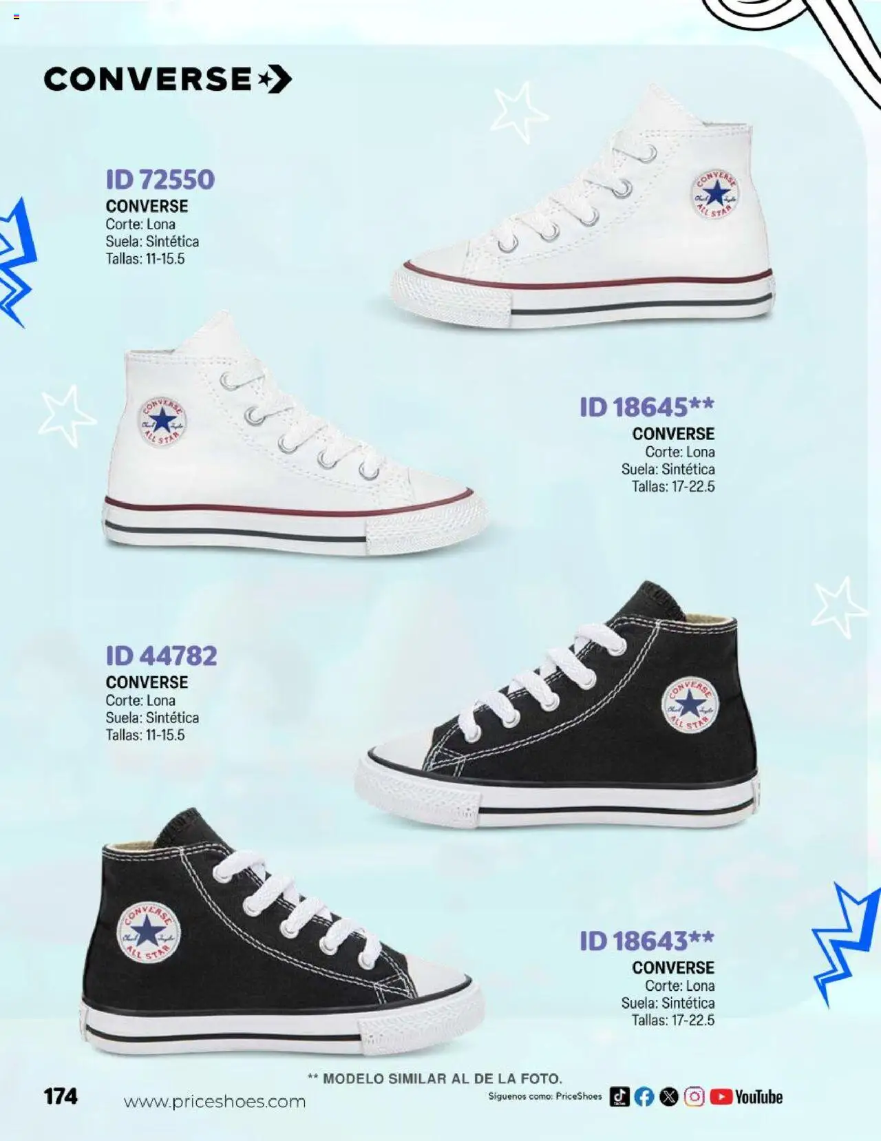 Nuevas ofertas de Price Shoes válidas en toda la República Mexicana desde el 23.04.2025. ¡Encuentra las mejores ofertas en Price Shoes catálogo Kids! | Página: 174 | Productos: Lona