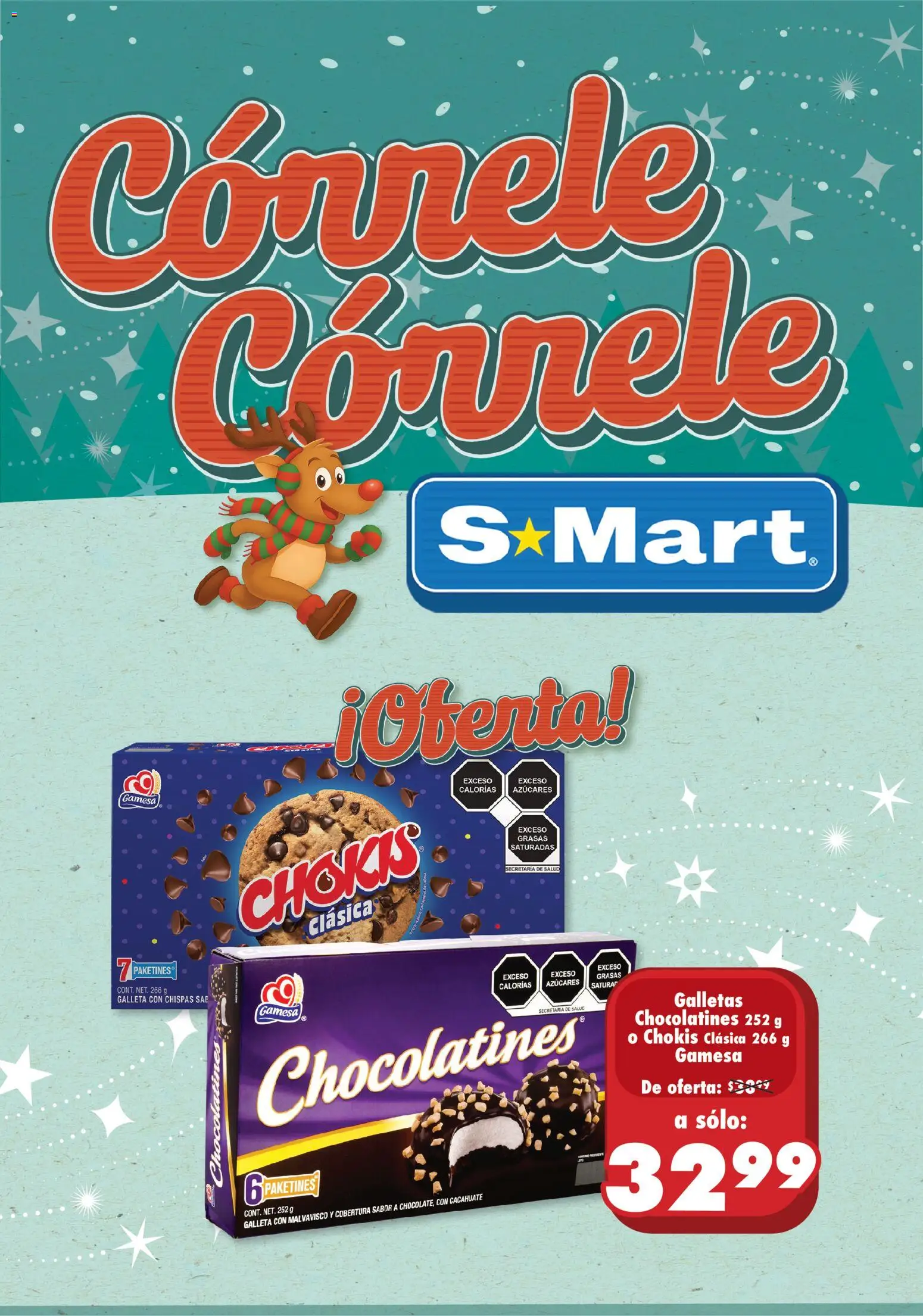 Nuevas ofertas de S-Mart válidas en toda la República Mexicana desde el 04.11.2025. ¡Encuentra las mejores ofertas en S-Mart folleto Ofertas de Feria Chihuahua! | Página: 2 | Productos: Cacahuate, Galletas