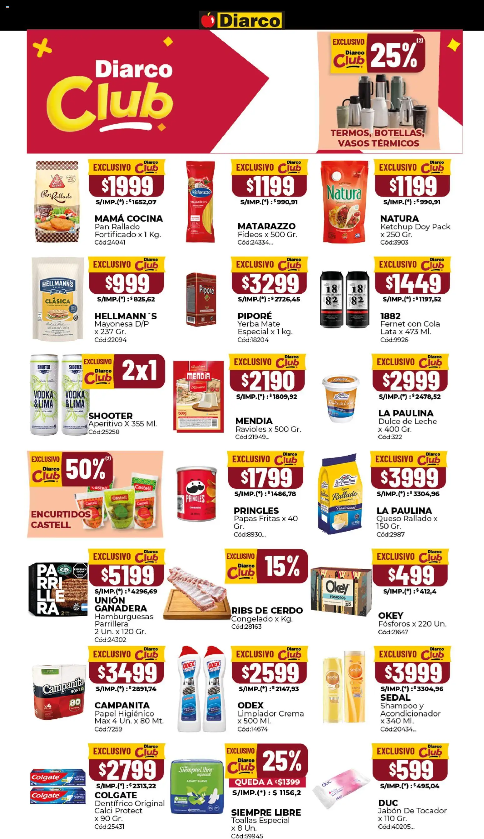 Diarco ofertas │ válido desde el 27.04.2026 | Página: 9 | Productos: Jabón, Leche, Ravioles, Pan rallado