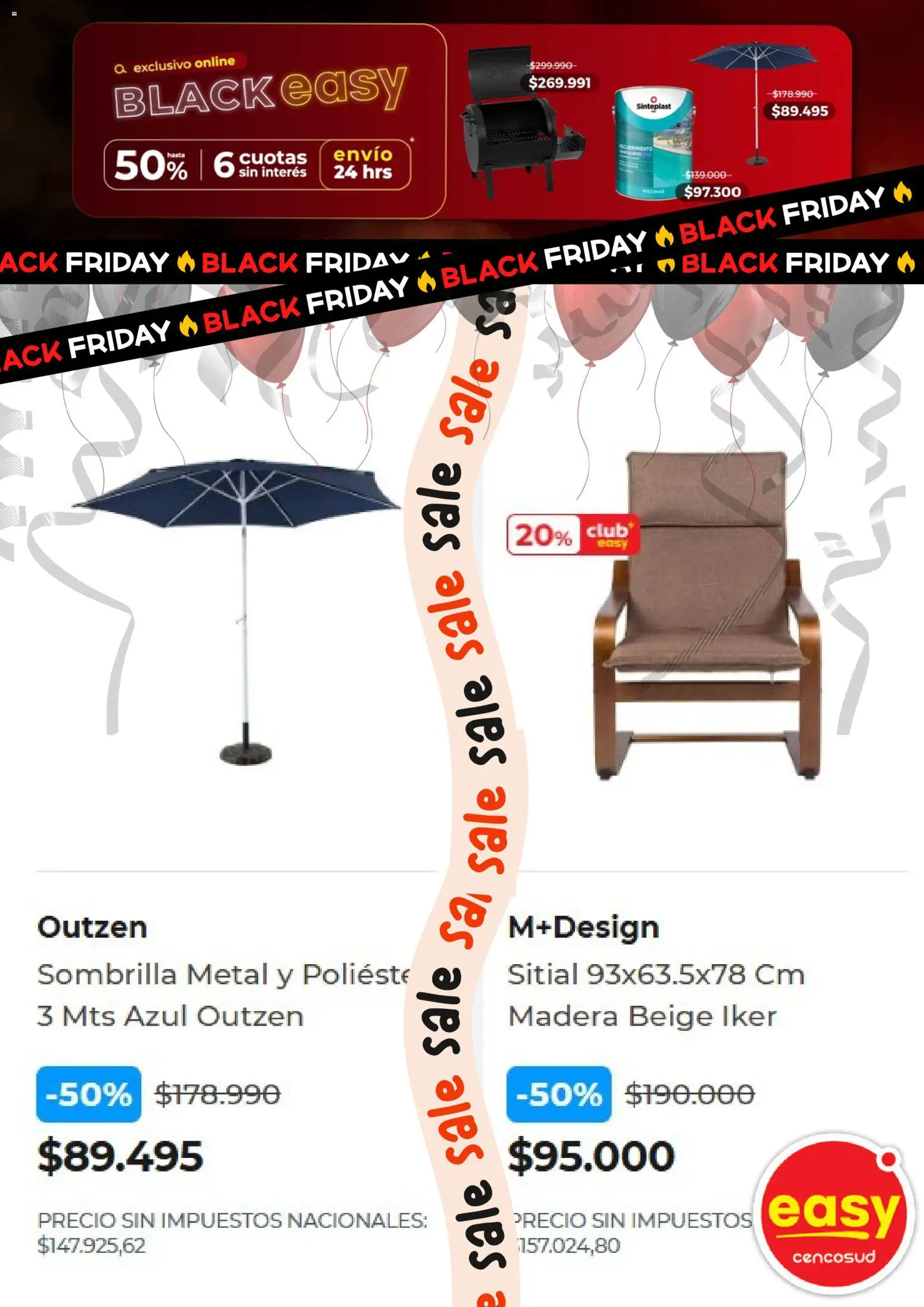 Easy - Black Friday │ válido desde el 20.10.2025 | Página: 2 | Productos: Sombrilla